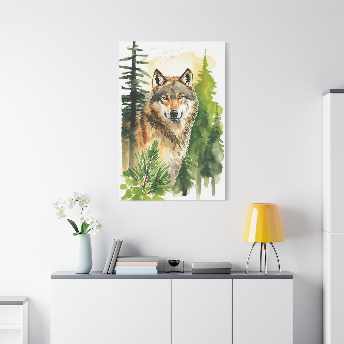Wolf Painting Wall Art & Canvas Prints