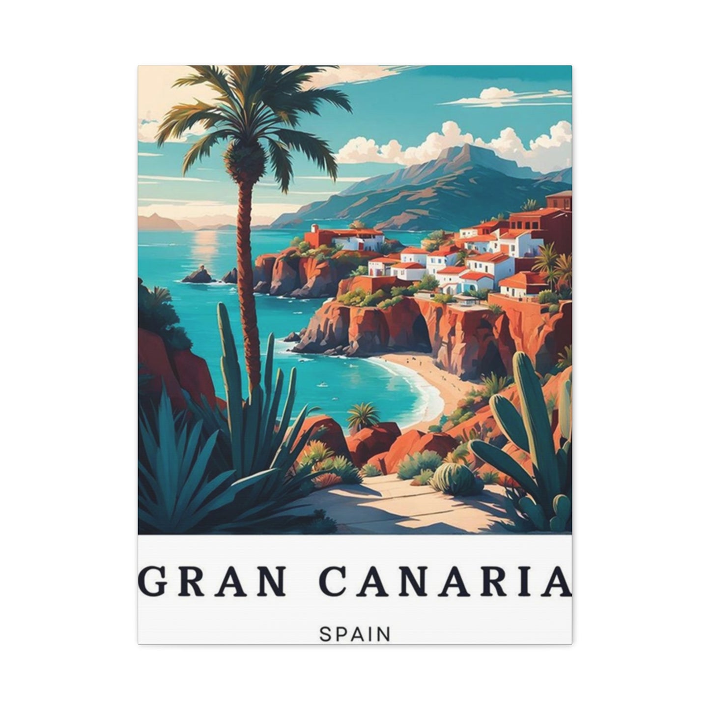 Gran Canaria Spain Poster Wall Art & Canvas Prints