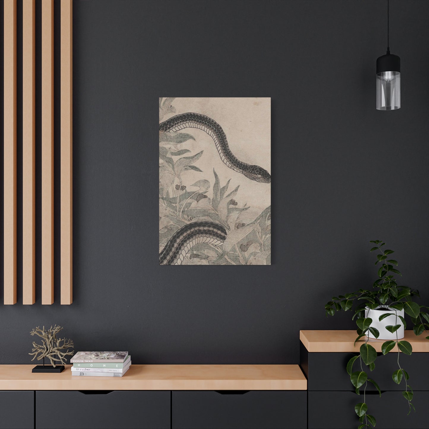 Cobra And Flower Wall Art & Canvas Prints