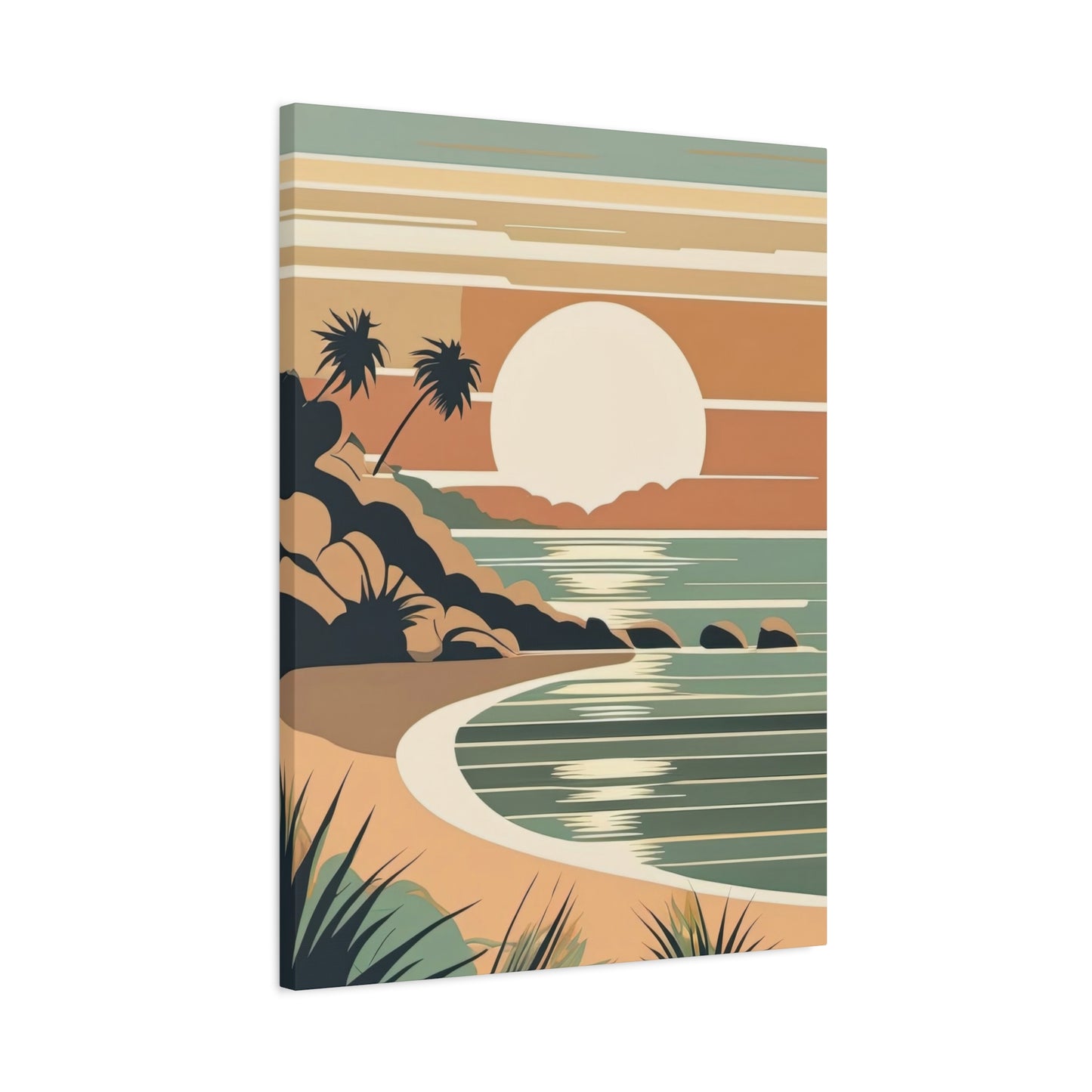 Sunset Landscape Earth Tones Wall Art & Canvas Prints