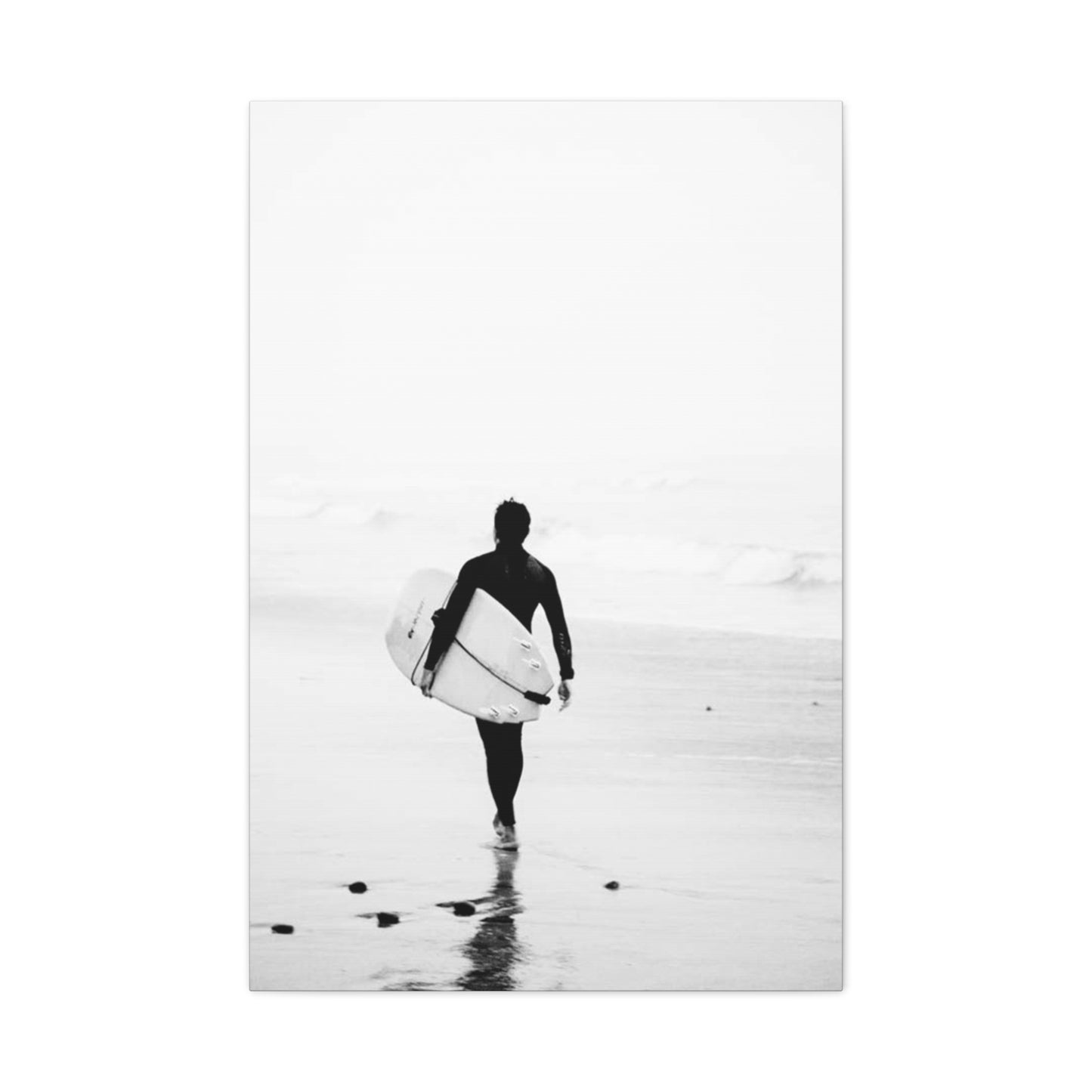 Black & White Surfing Photo Wall Art & Canvas Prints
