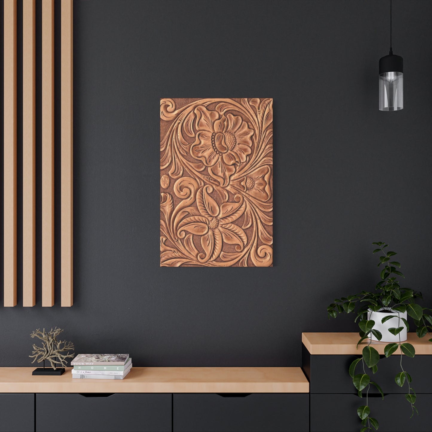Flower And Leaves Pattern Wall Art & Canvas Prints