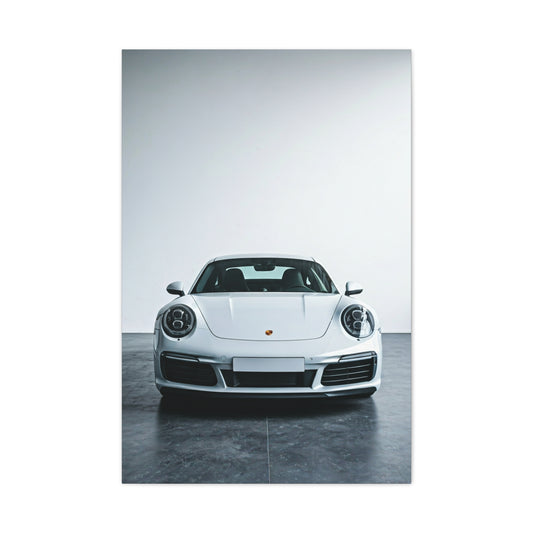 Porsche 911 Minimalist Showroom Wall Art & Canvas Prints