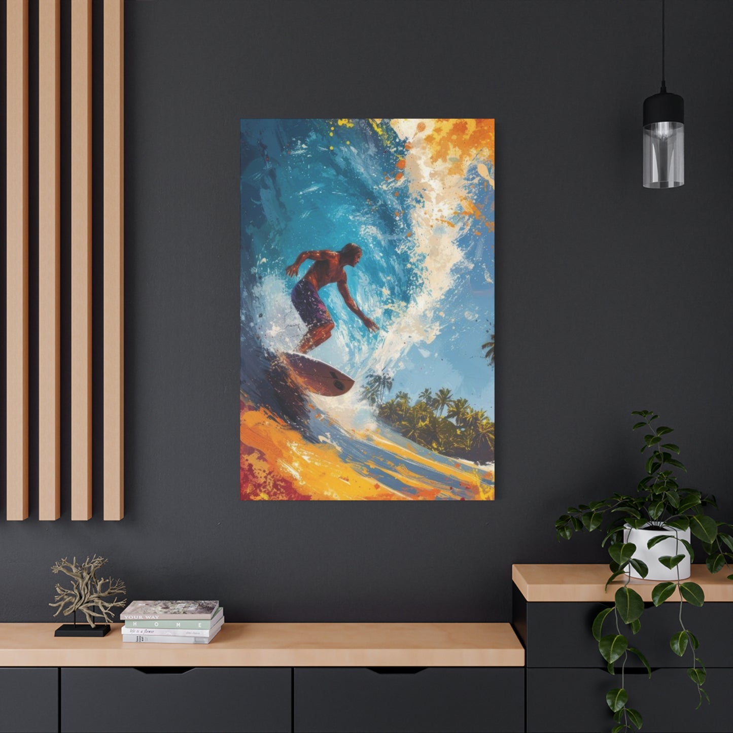 Wave Surfing Wall Art & Canvas Prints