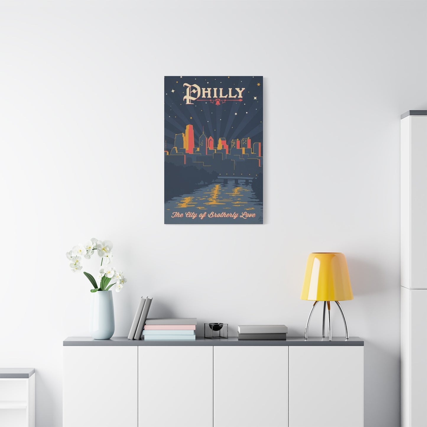 Dark City Philadelphia Poster Wall Art & Canvas Prints