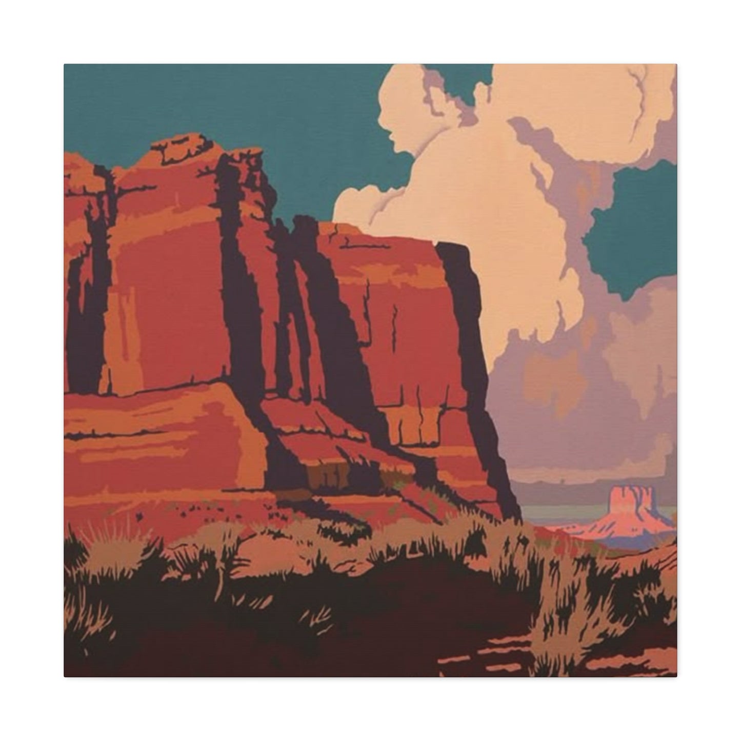 Grand Canyon On Sunset Wall Art & Canvas Prints