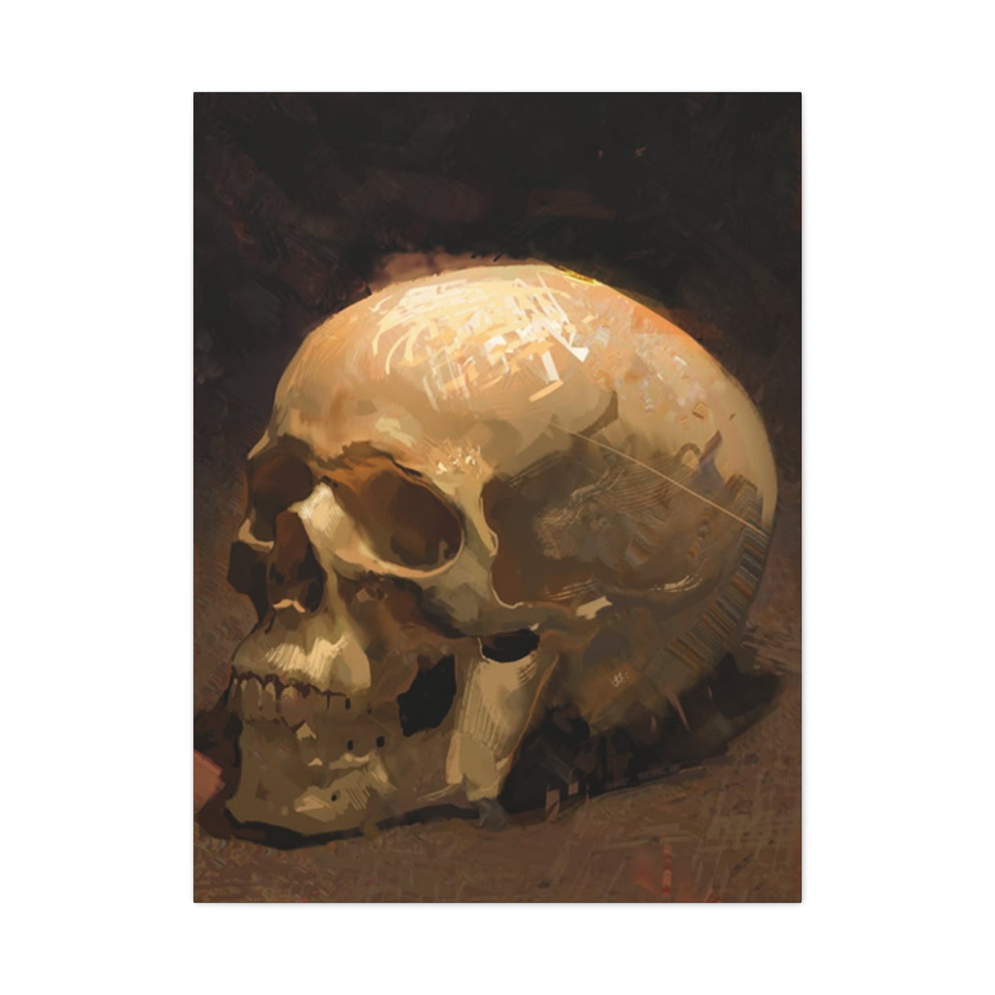 White Skull Poster Wall Art & Canvas Prints
