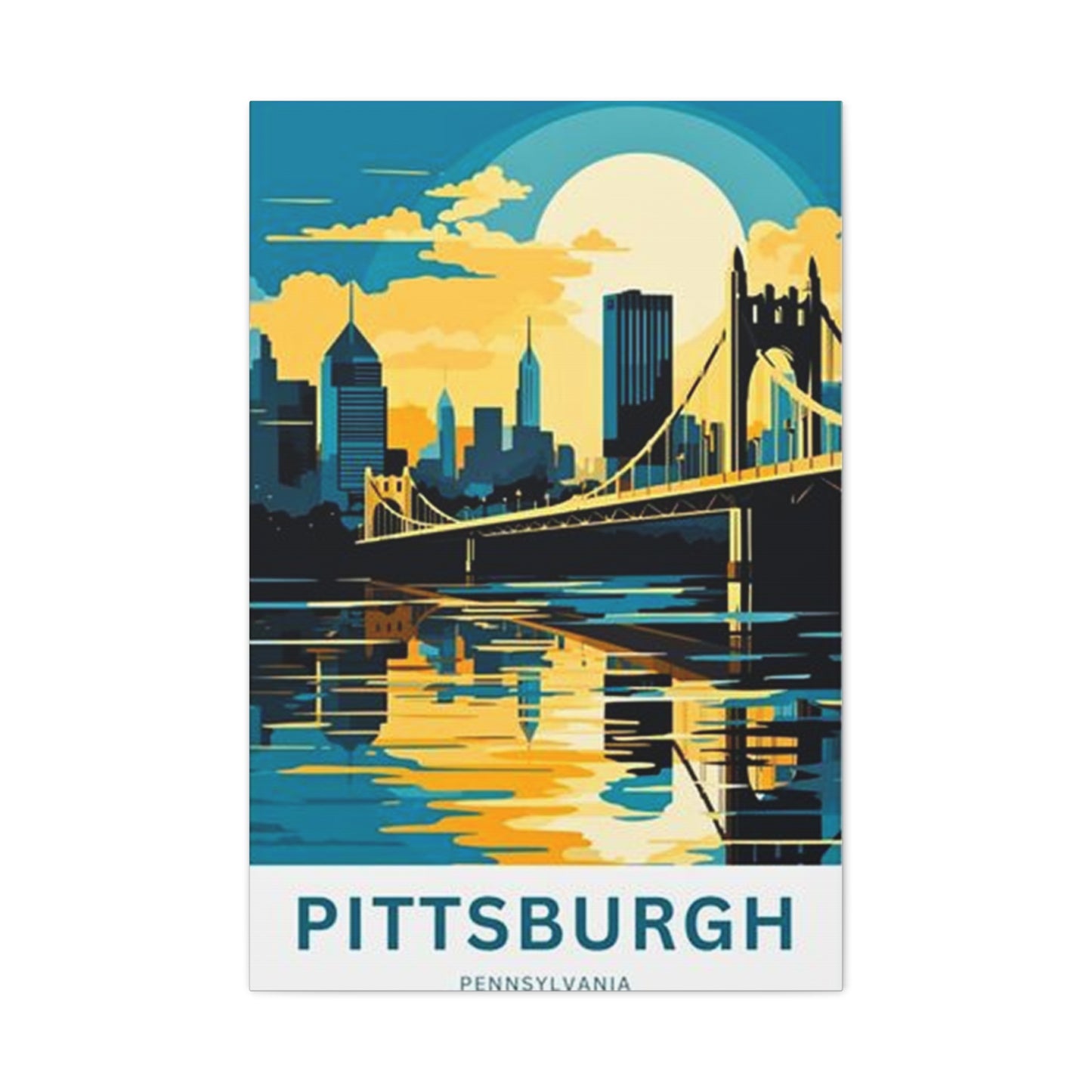 Pittsburgh Poster Wall Art & Canvas Prints