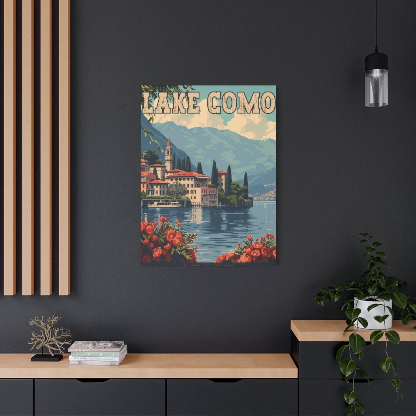 Lake Como Italy Vintage Wall Art & Canvas Prints