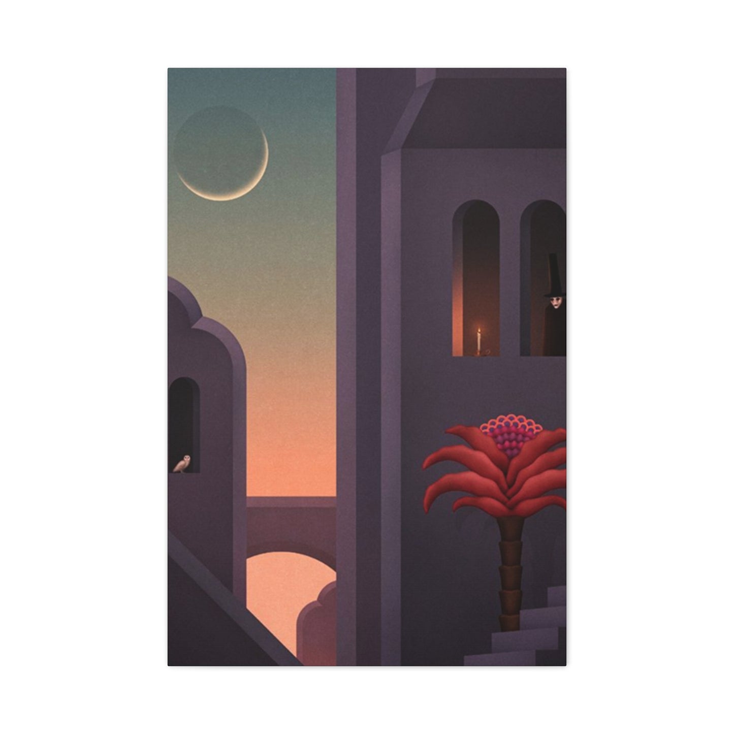 Resort In Dawn Wall Art & Canvas Prints
