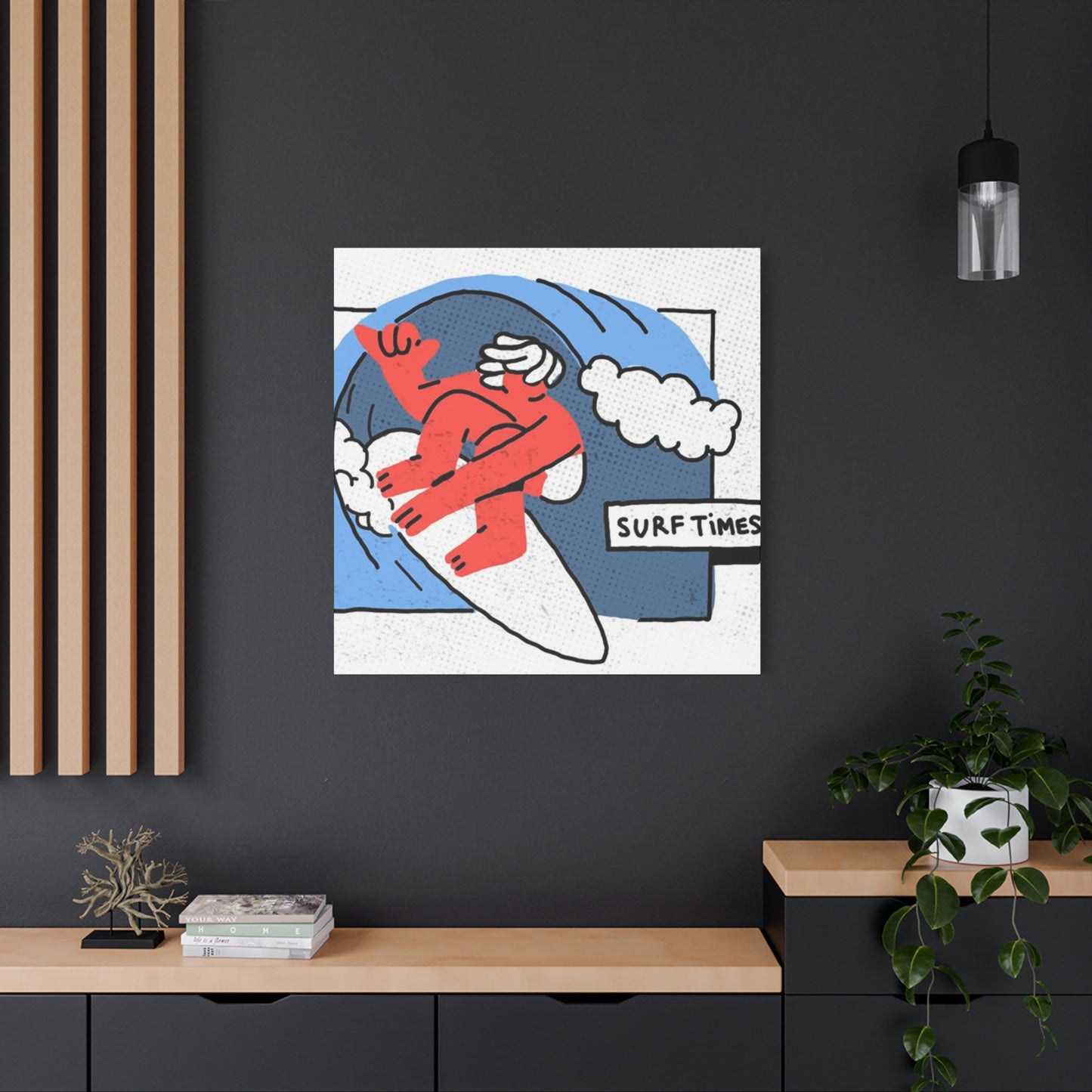 Surf Time Poster Wall Art & Canvas Prints