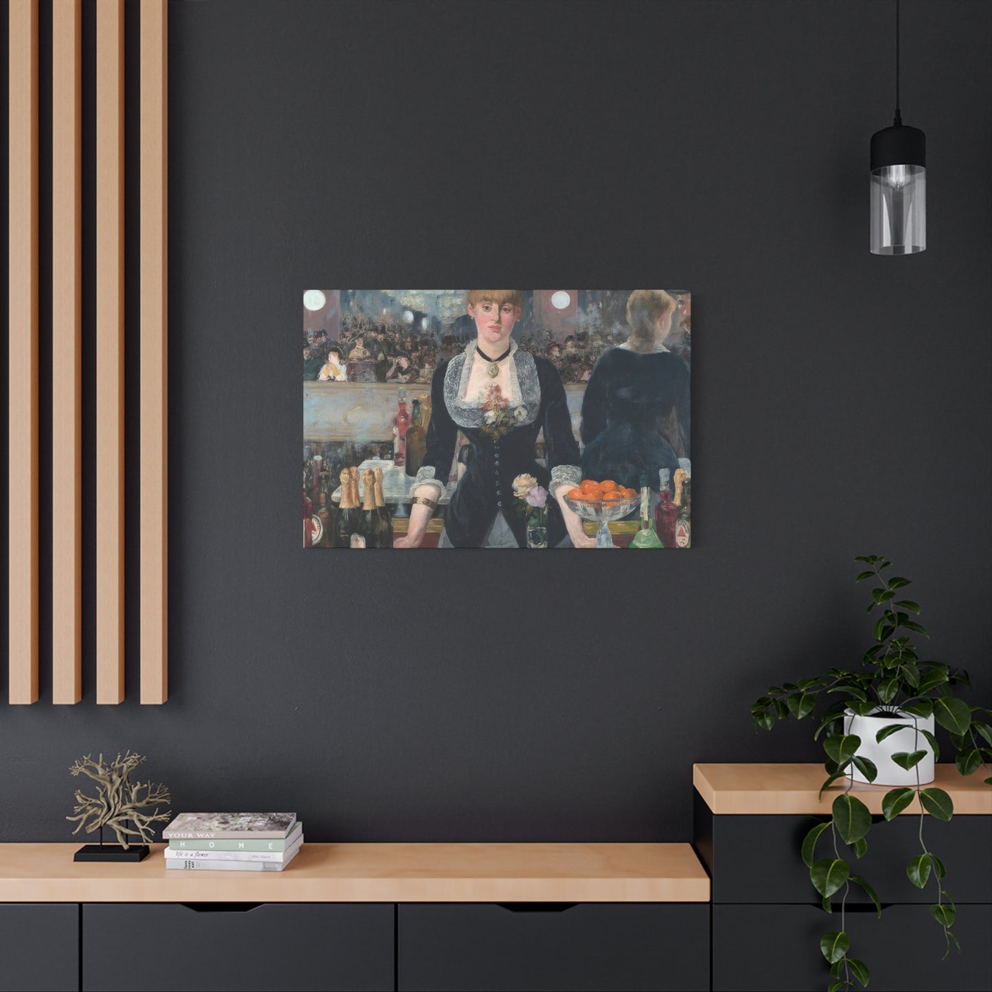 A Bar At The Folies Bergere Edouard Manet Impression Wall Art & Canvas Prints