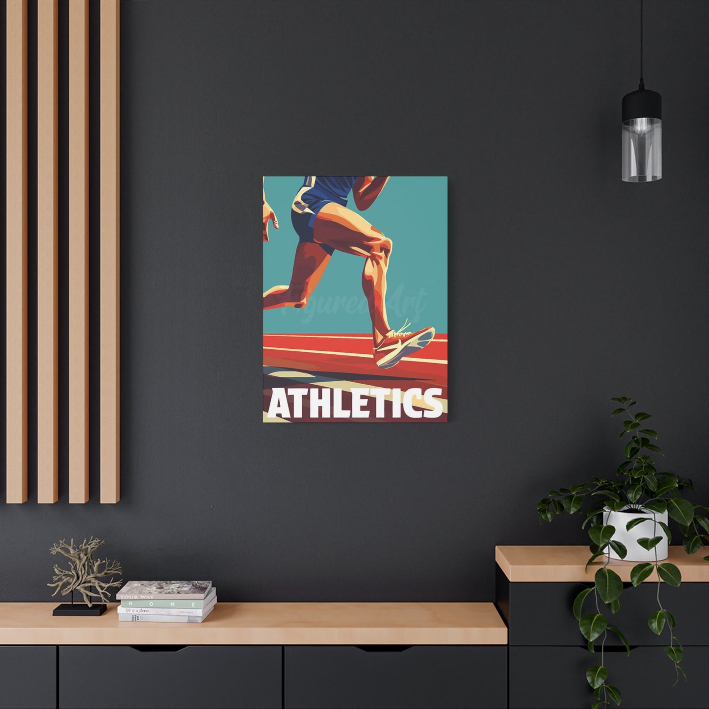 Abstract Athletics Running Wall Art & Canvas Prints