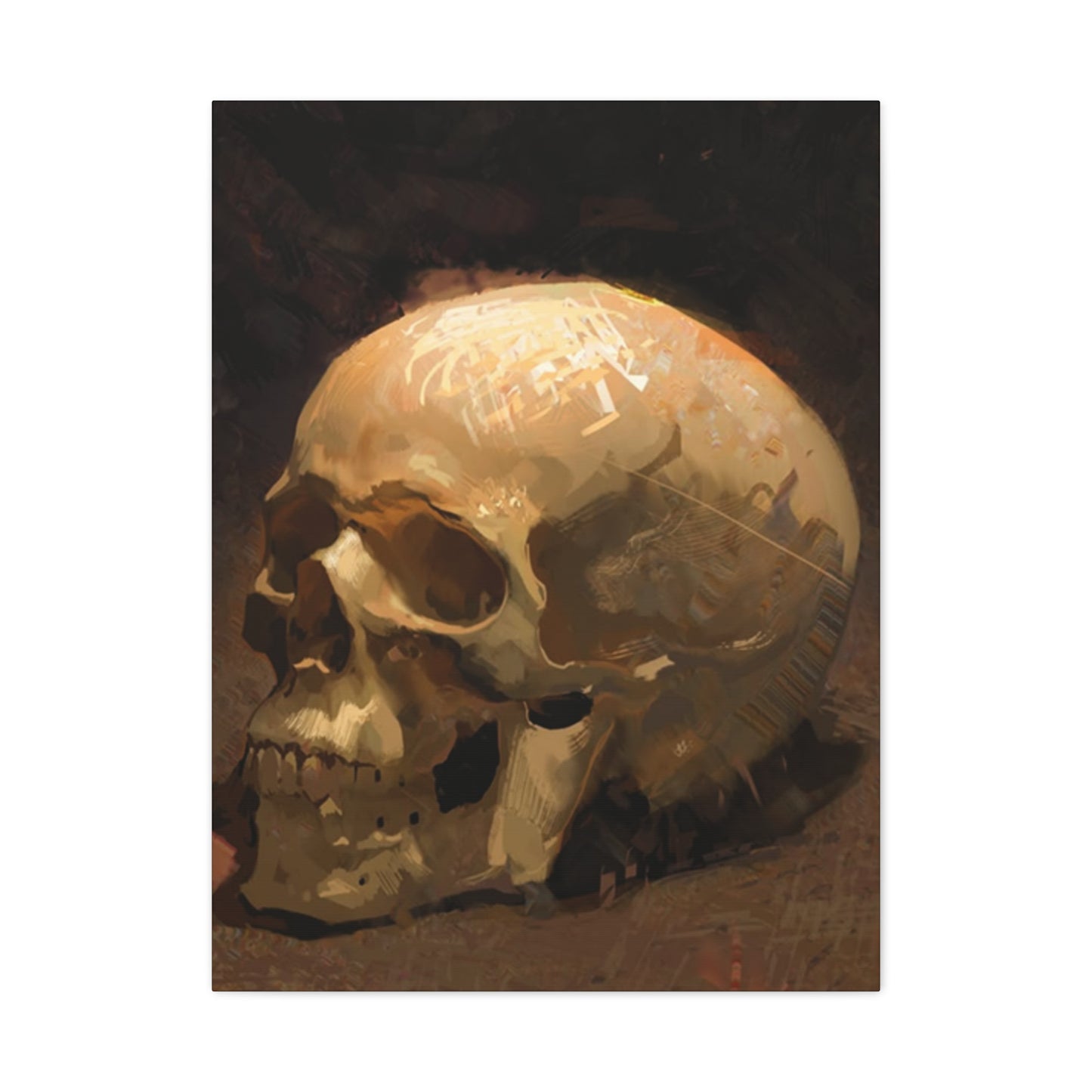 White Skull Poster Wall Art & Canvas Prints