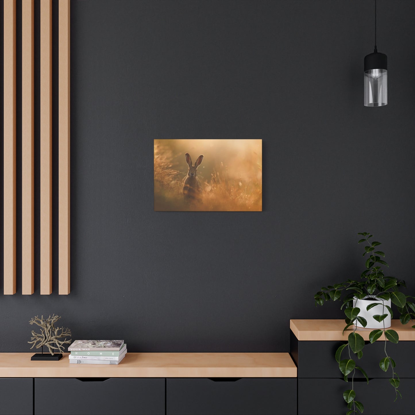 Long Ear Brown Bunny Wall Art & Canvas Prints