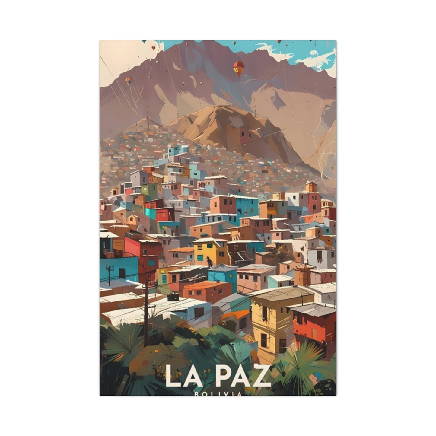 La Paz Bolivia Wall Art & Canvas Prints
