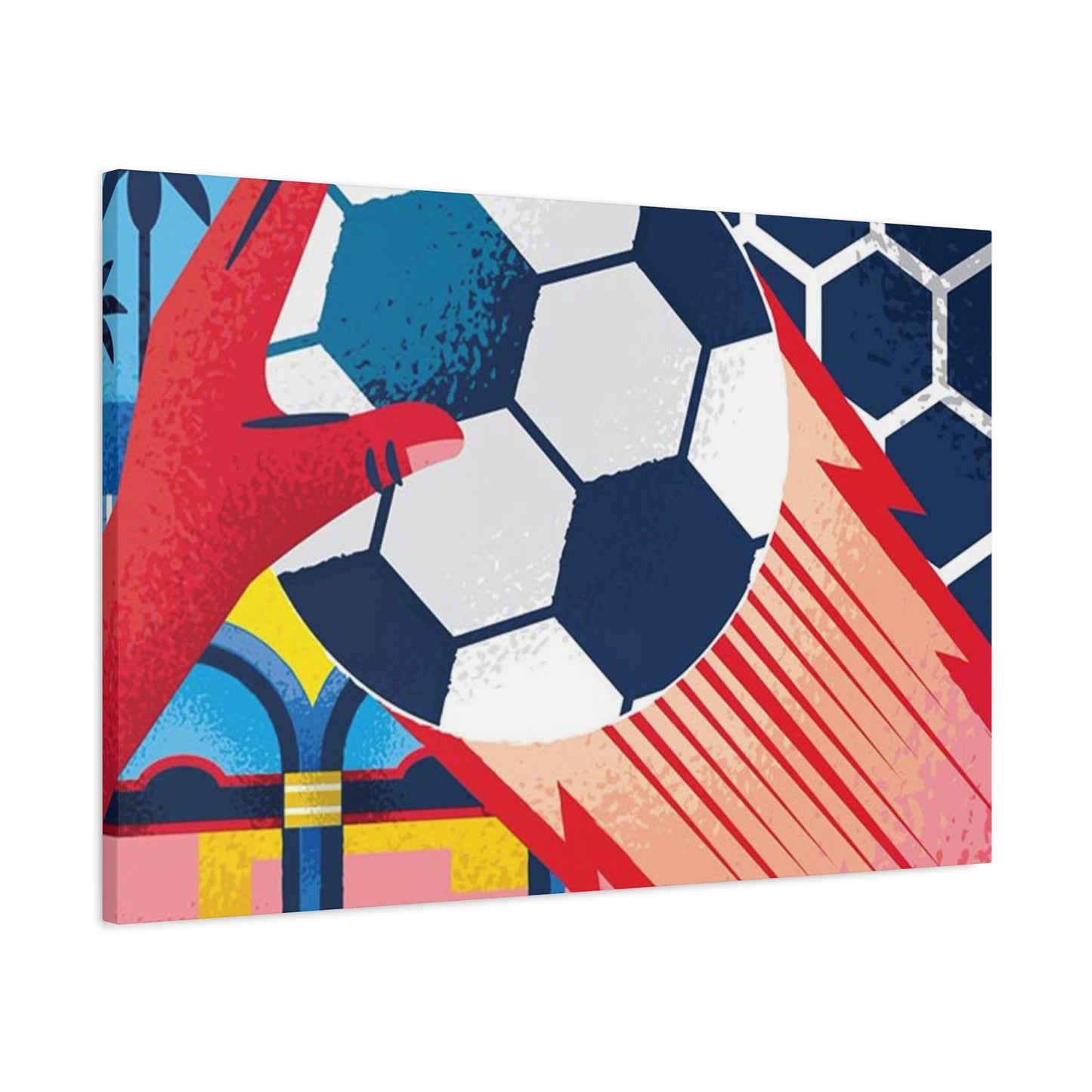 Football Painting Wall Art & Canvas Prints