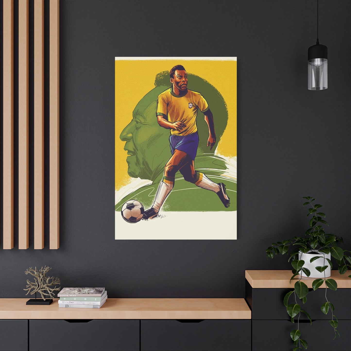 Football Player Poster Wall Art & Canvas Prints