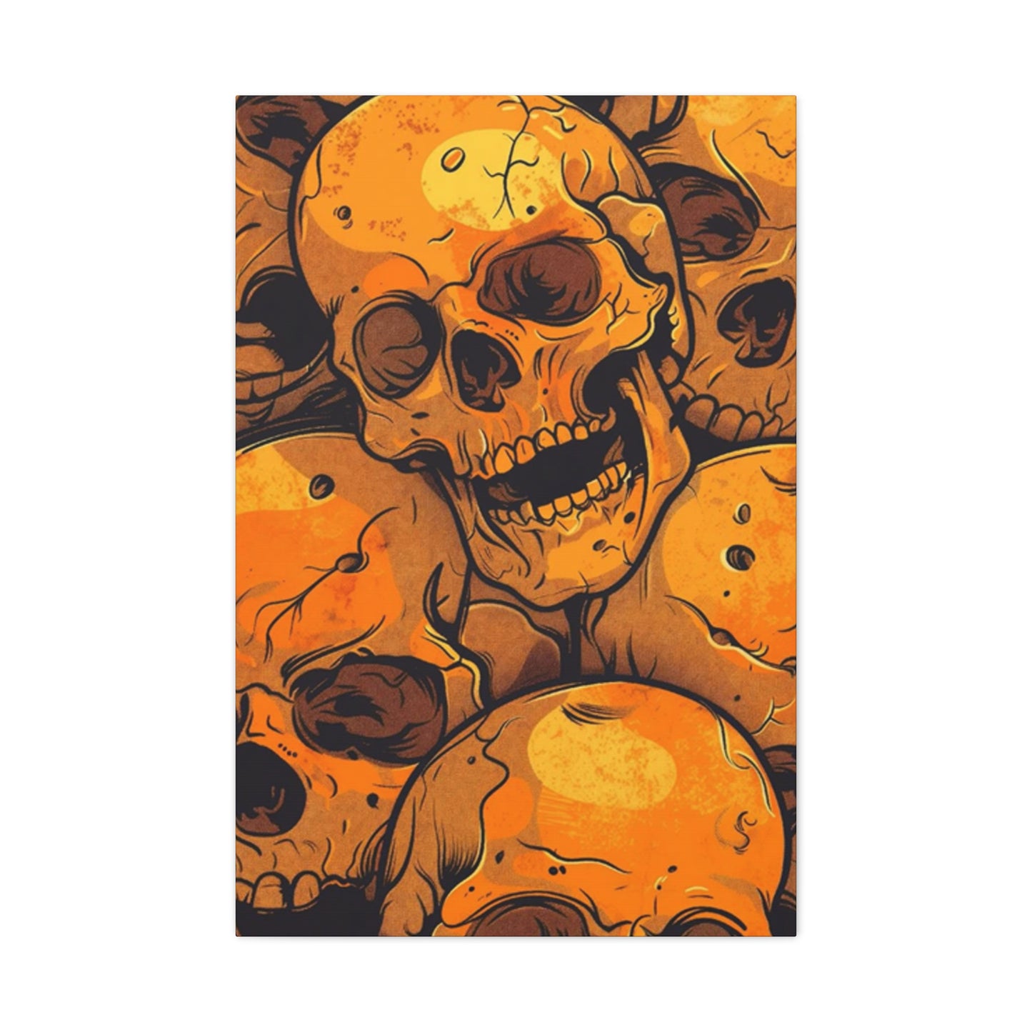 Yellow Skull Wall Art & Canvas Prints