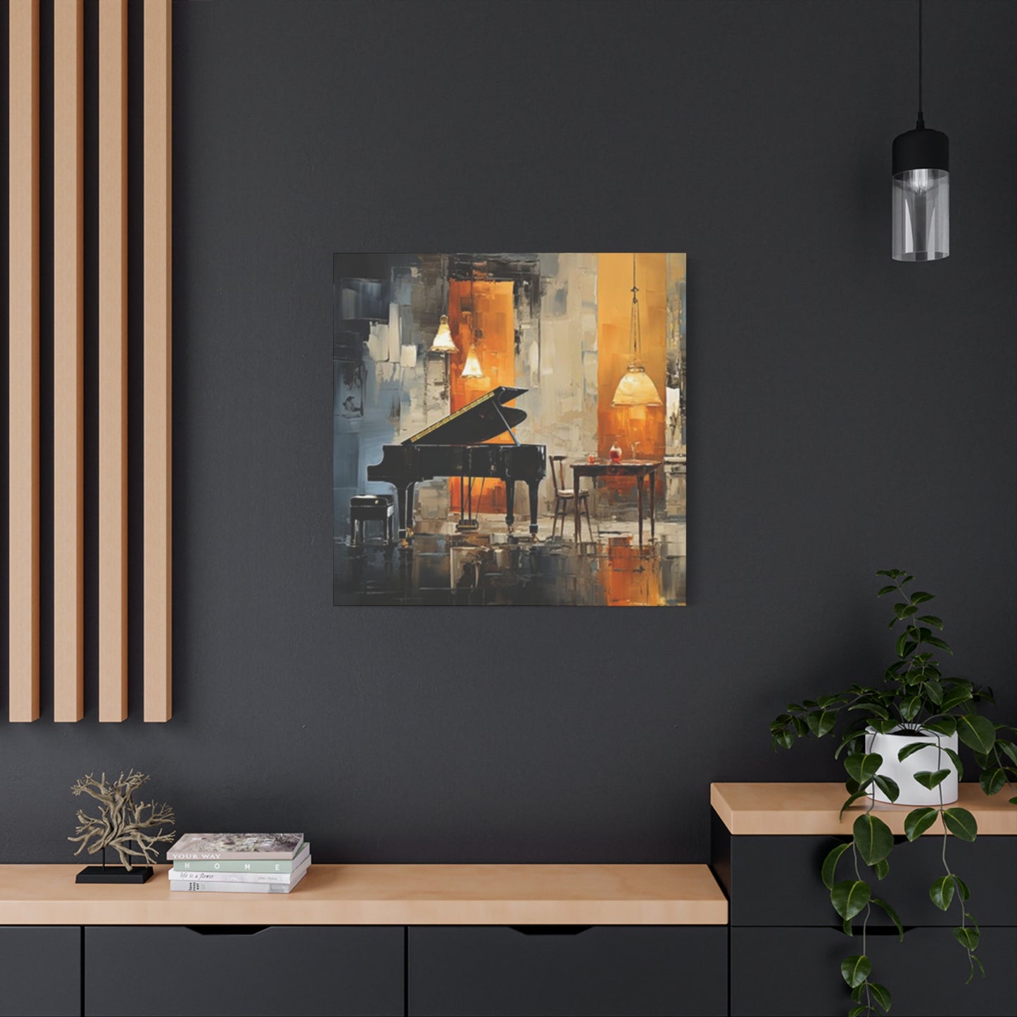 Big Piano Painting Wall Art & Canvas Prints