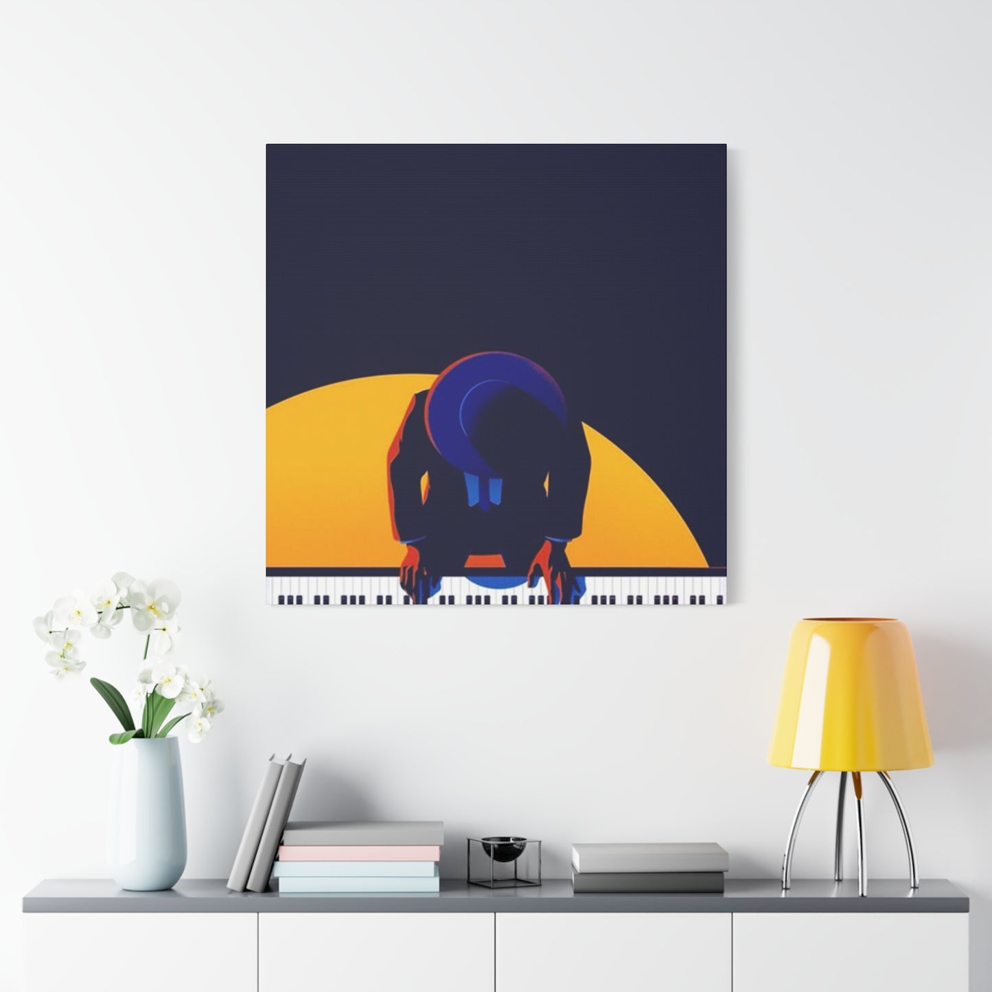 Artist Playing Piano Wall Art & Canvas Prints