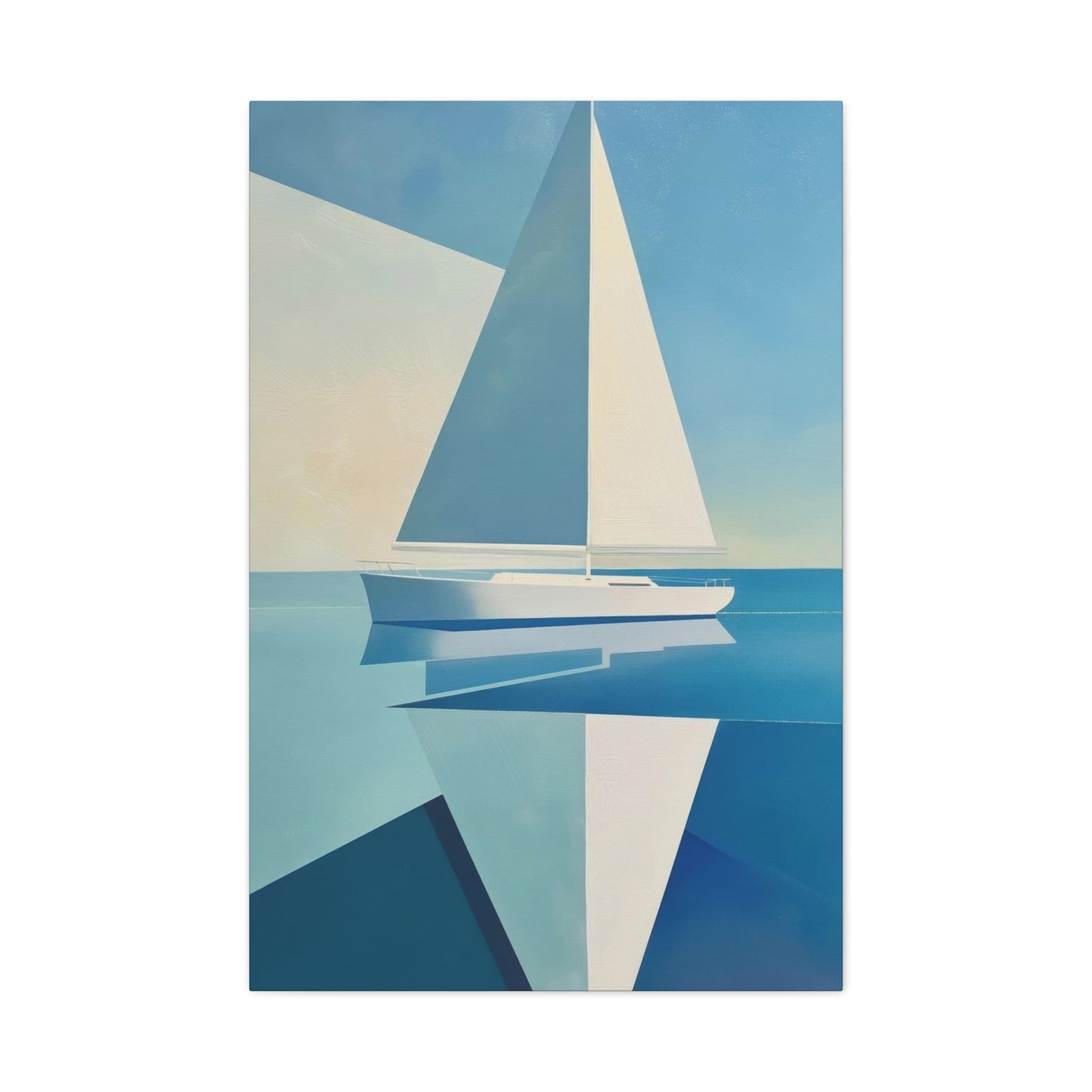 White Sailboat Wall Art & Canvas Prints