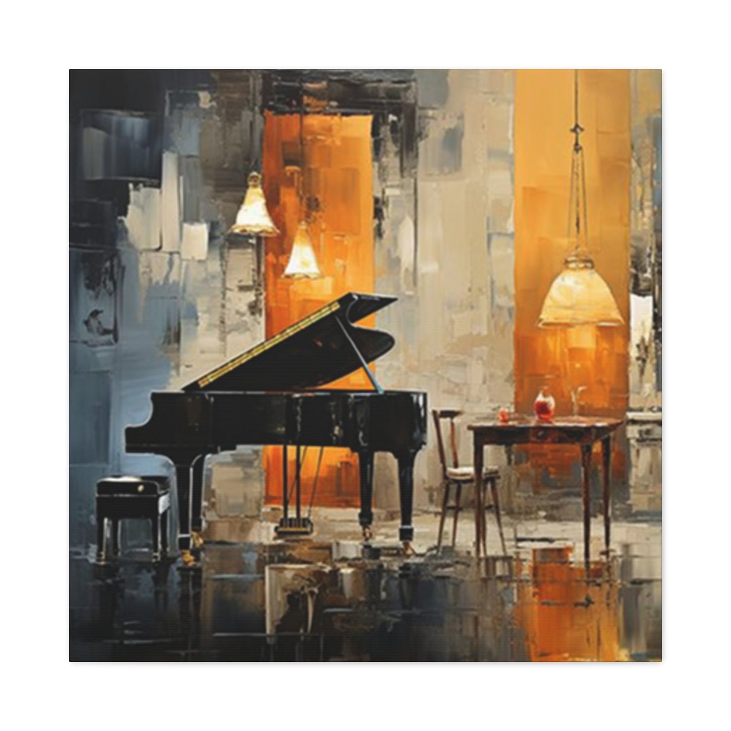Big Piano Painting Wall Art & Canvas Prints