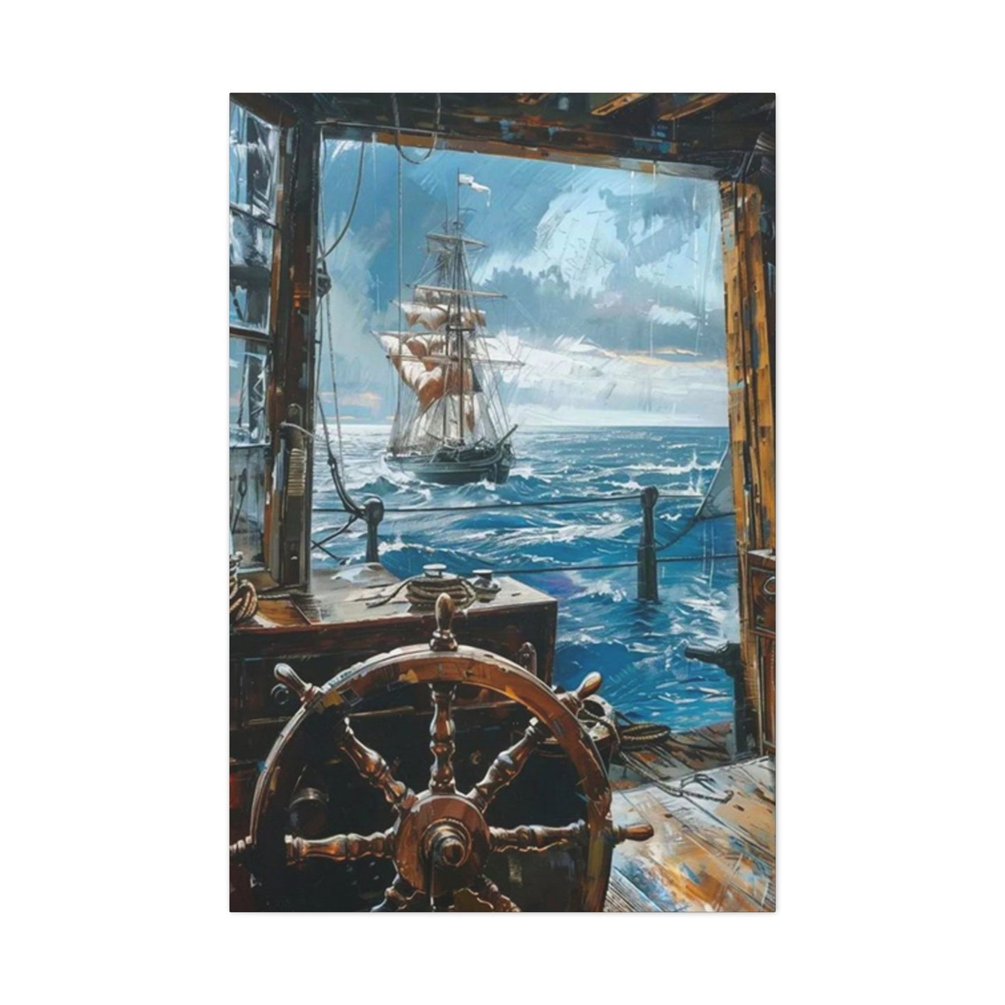 Ship Sailing POV Wall Art & Canvas Prints