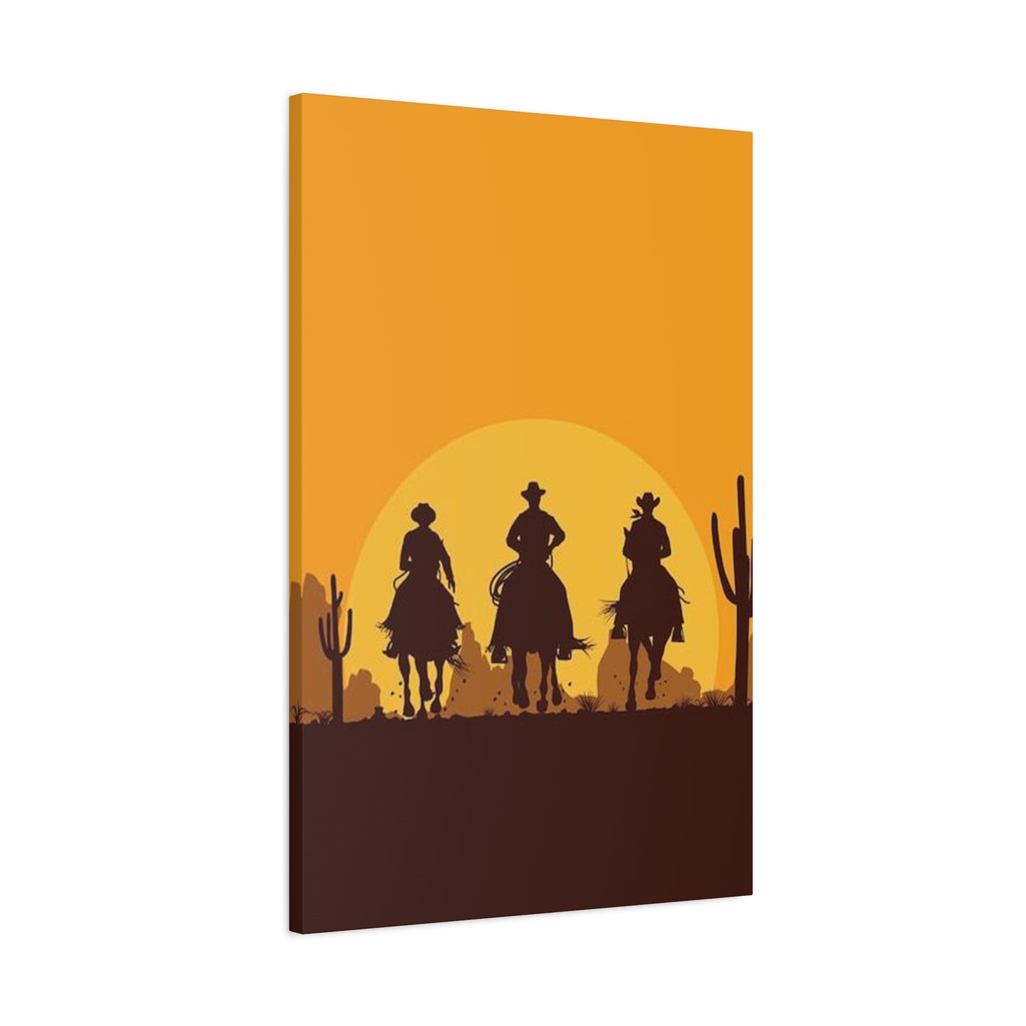 Horse Riding In Desert Wall Art & Canvas Prints