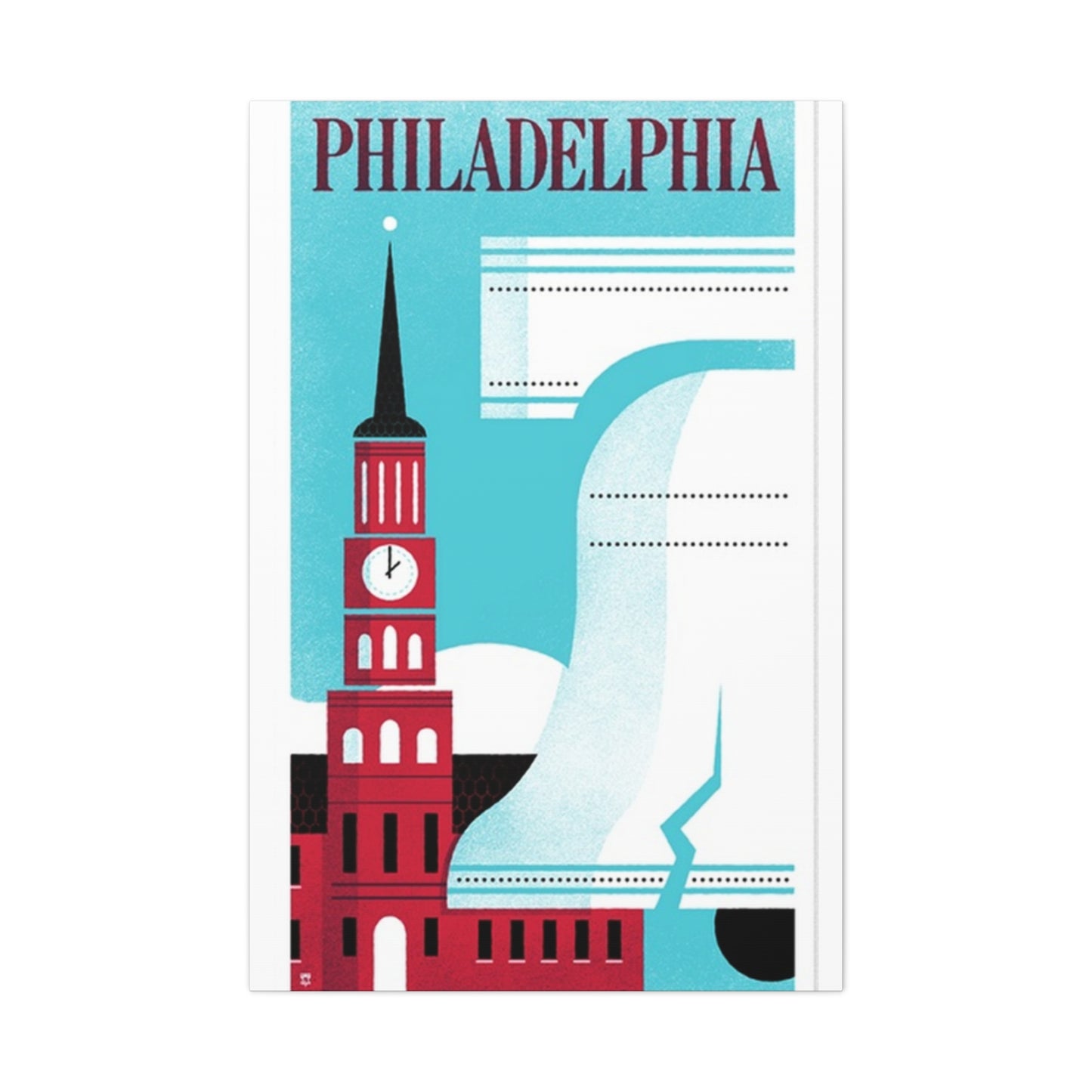 Breathless City Philadelphia Poster Wall Art & Canvas Prints