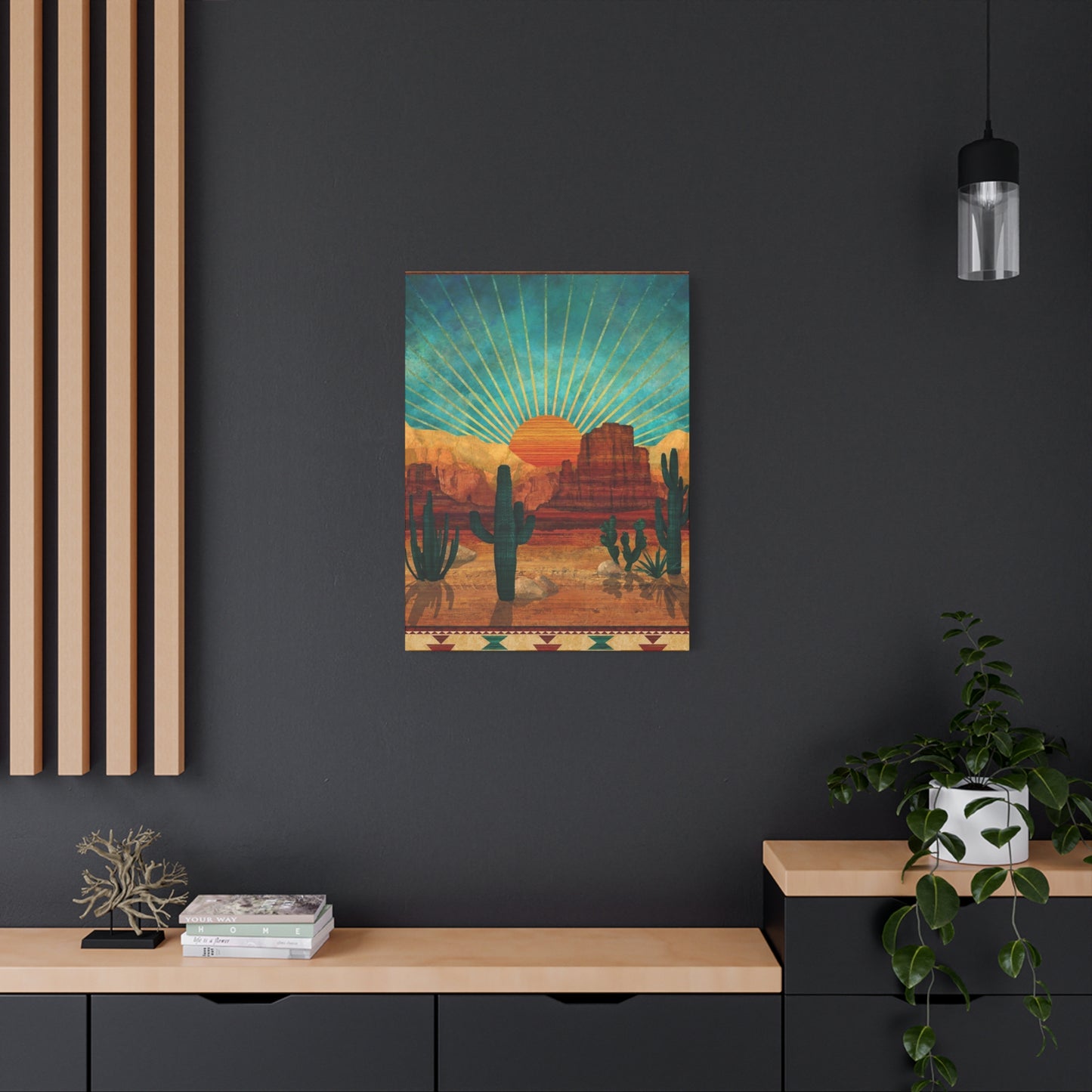 Sunrise In A Desert Wall Art & Canvas Prints