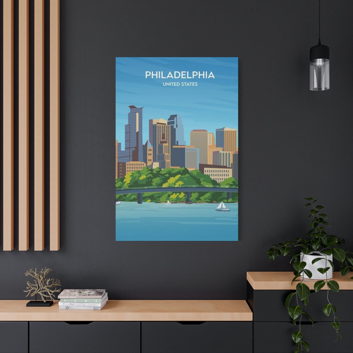 Philadelphia United States Poster Wall Art & Canvas Prints