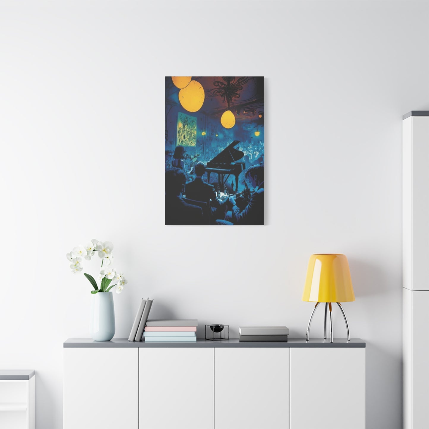 Piano In A Party Wall Art & Canvas Prints