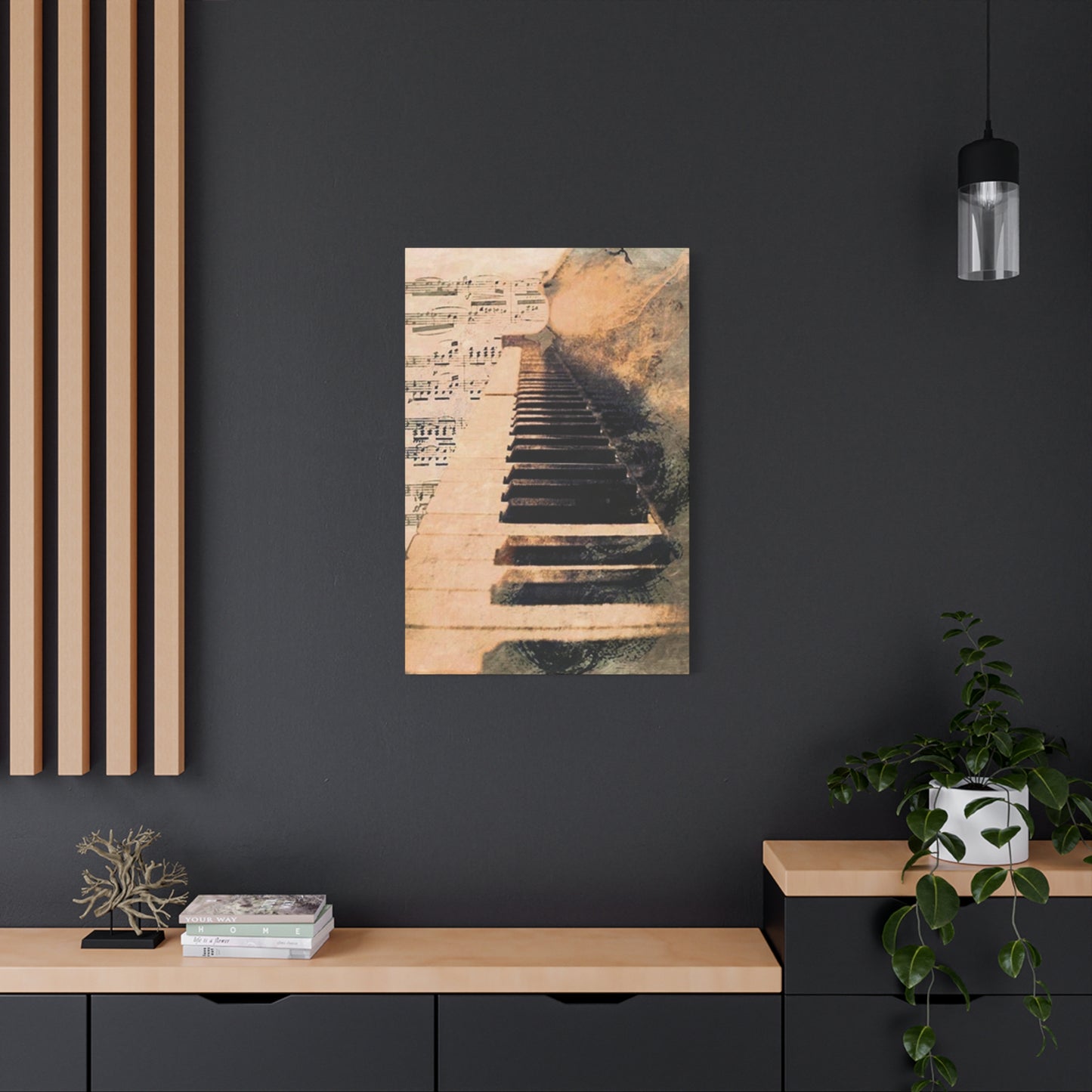 Piano Keys Painting Wall Art & Canvas Prints