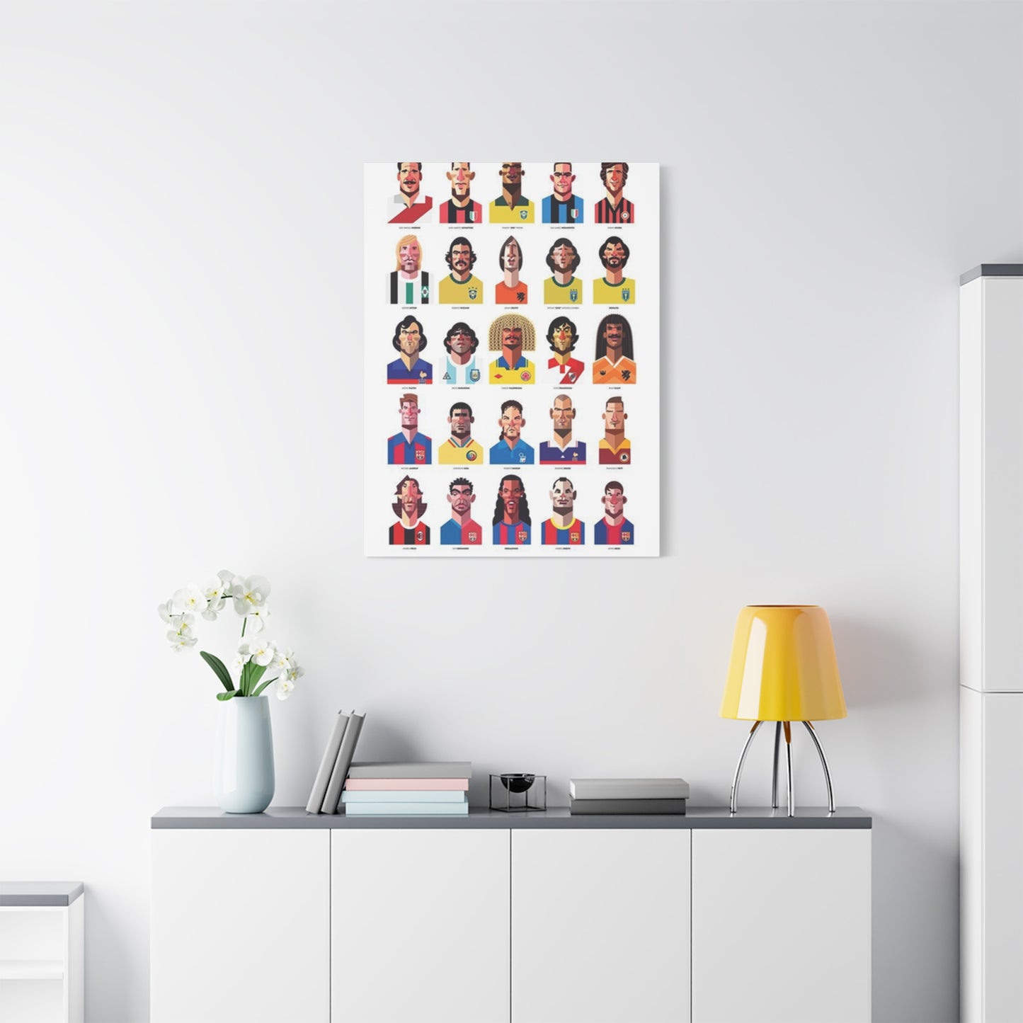 Animated Faces Of Football Wall Art & Canvas Prints
