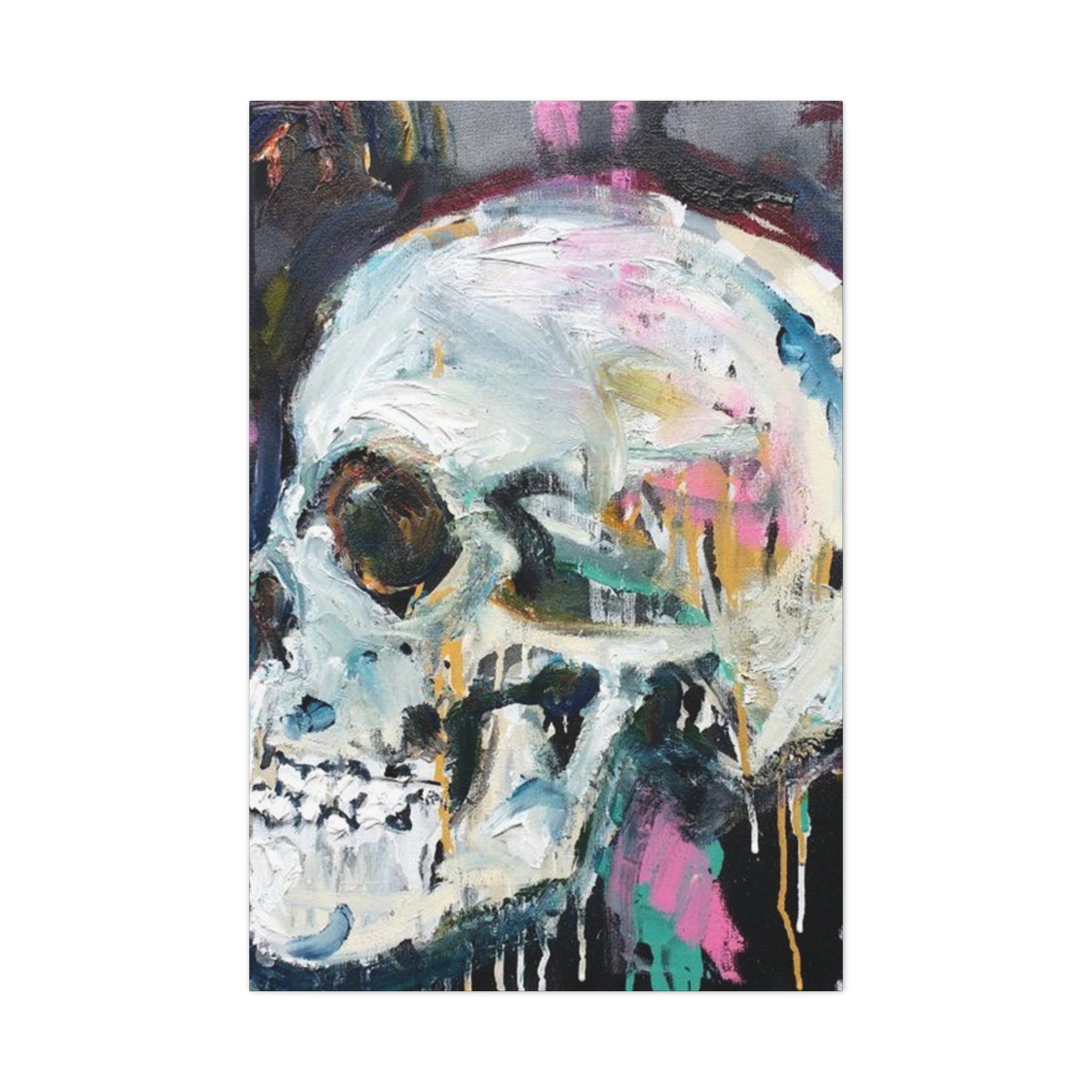 Skull Painting Wall Art & Canvas Prints