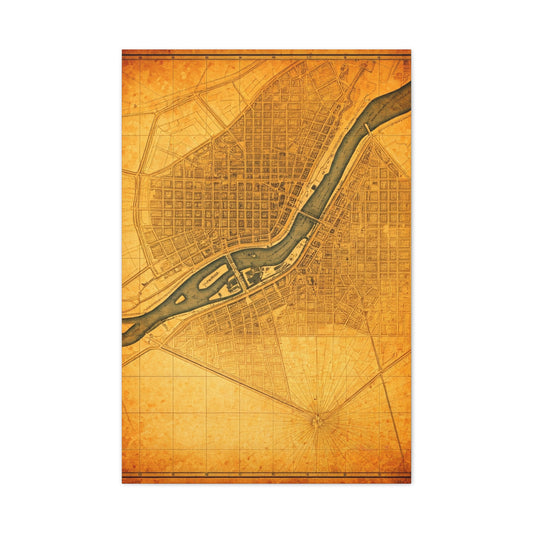 United Kingdom Vintage Map Print Wall Art & Canvas Prints