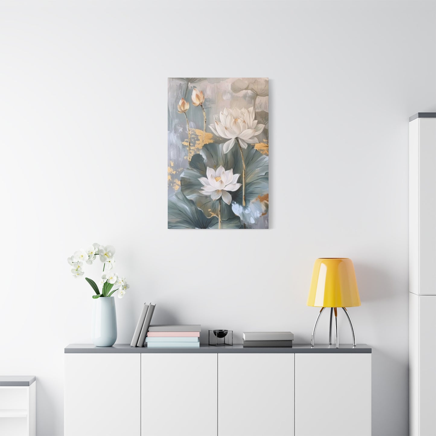 White Flower Earthy Opulence Wall Art & Canvas Prints