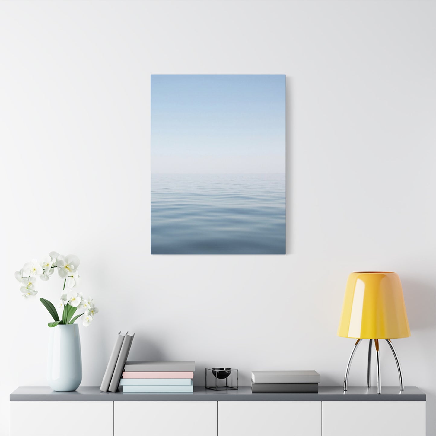 Light Blue Water Sky Wall Art & Canvas Prints