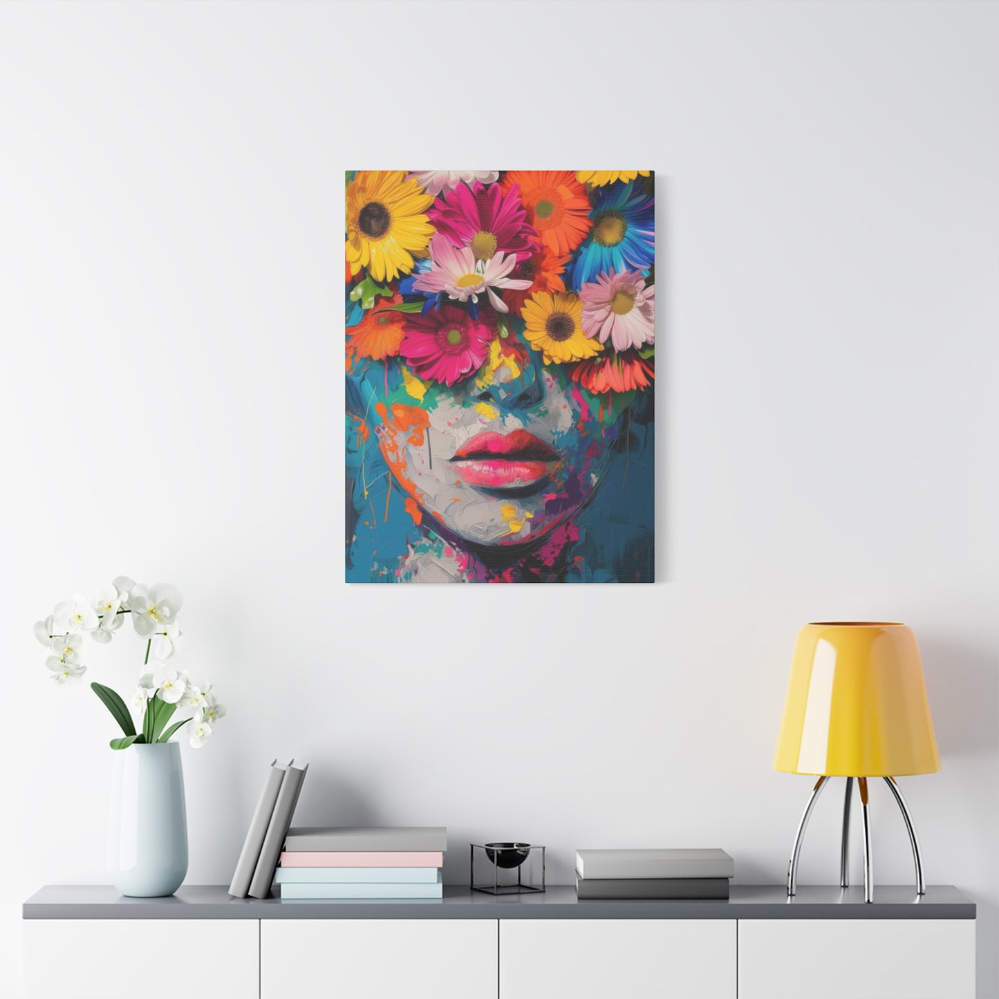 Flower Face Fresh Wall Art & Canvas Prints
