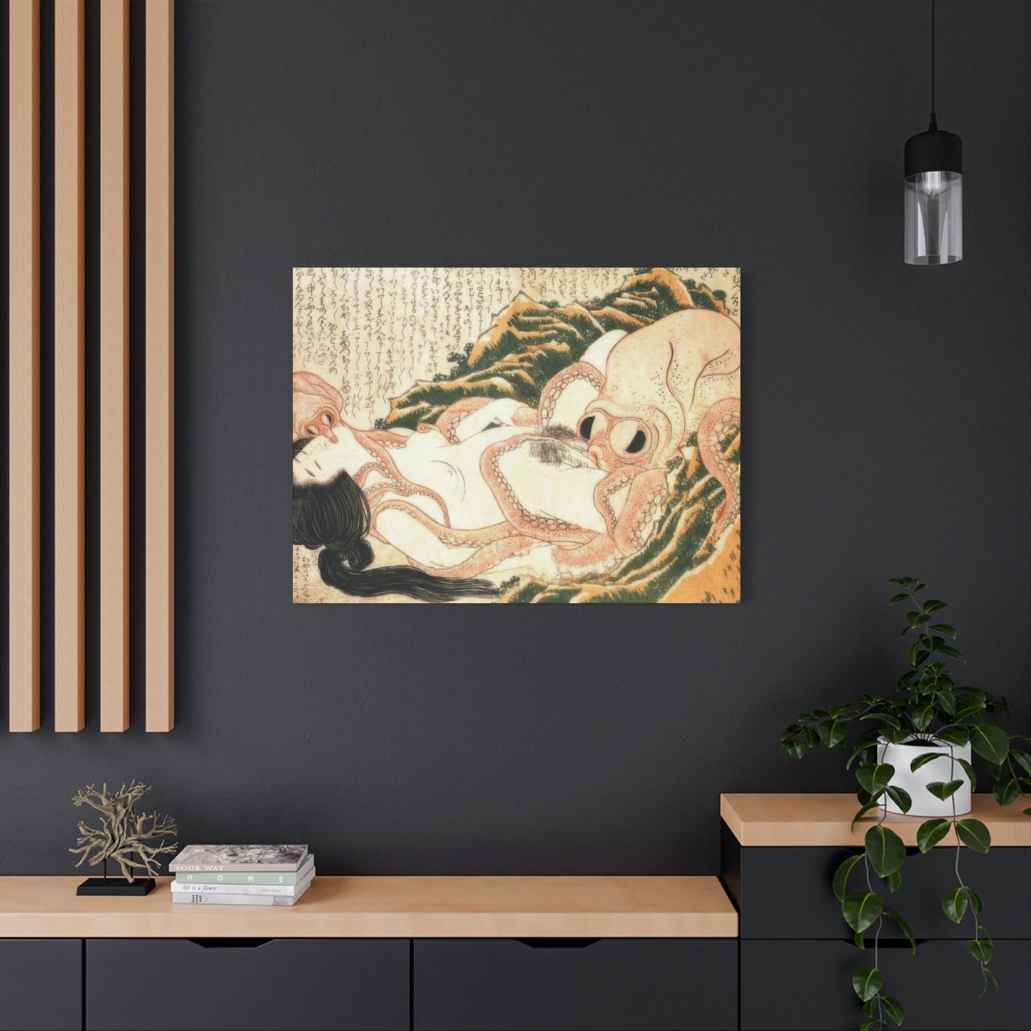 Katsushika Hokusai Dream Of The Fisherman's Wife Wall Art & Canvas Prints