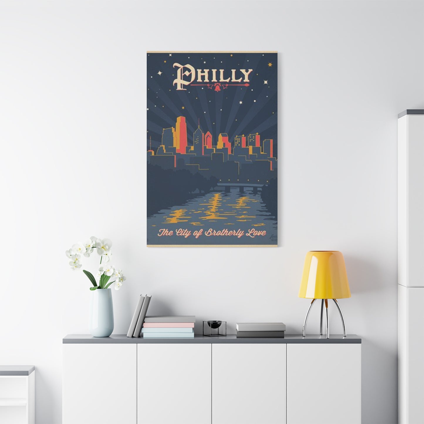 Dark City Philadelphia Poster Wall Art & Canvas Prints