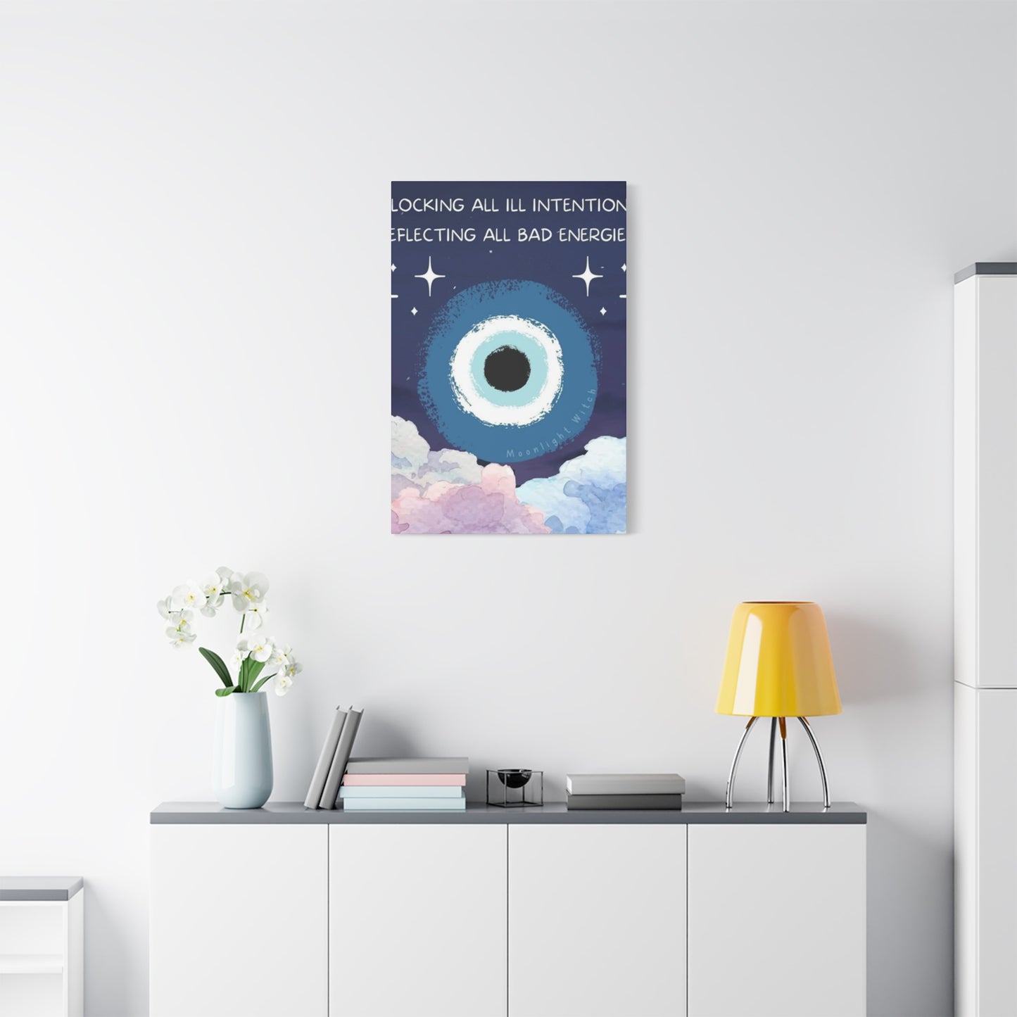 Blocking All Bad Vibes Poster Wall Art & Canvas Prints