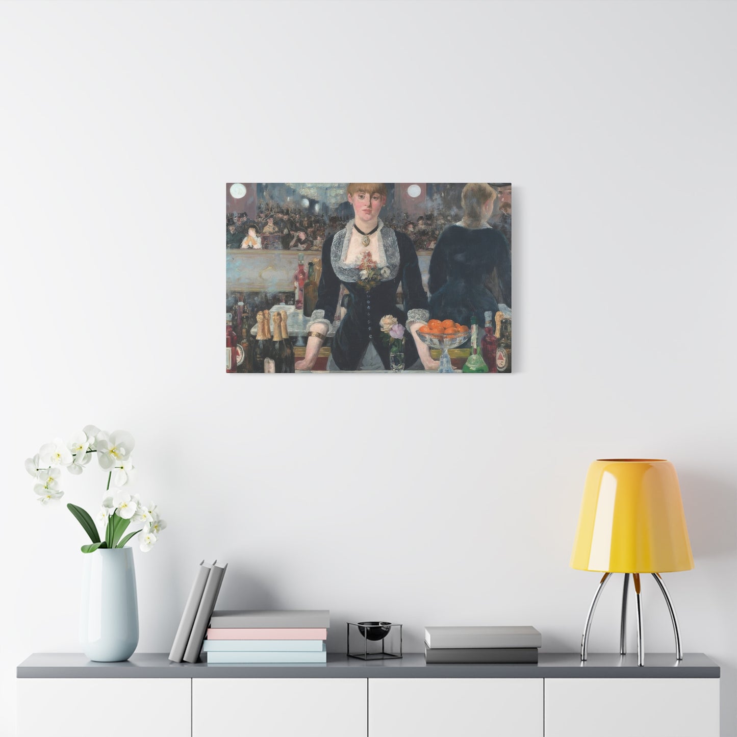 A Bar At The Folies Bergere Edouard Manet Impression Wall Art & Canvas Prints