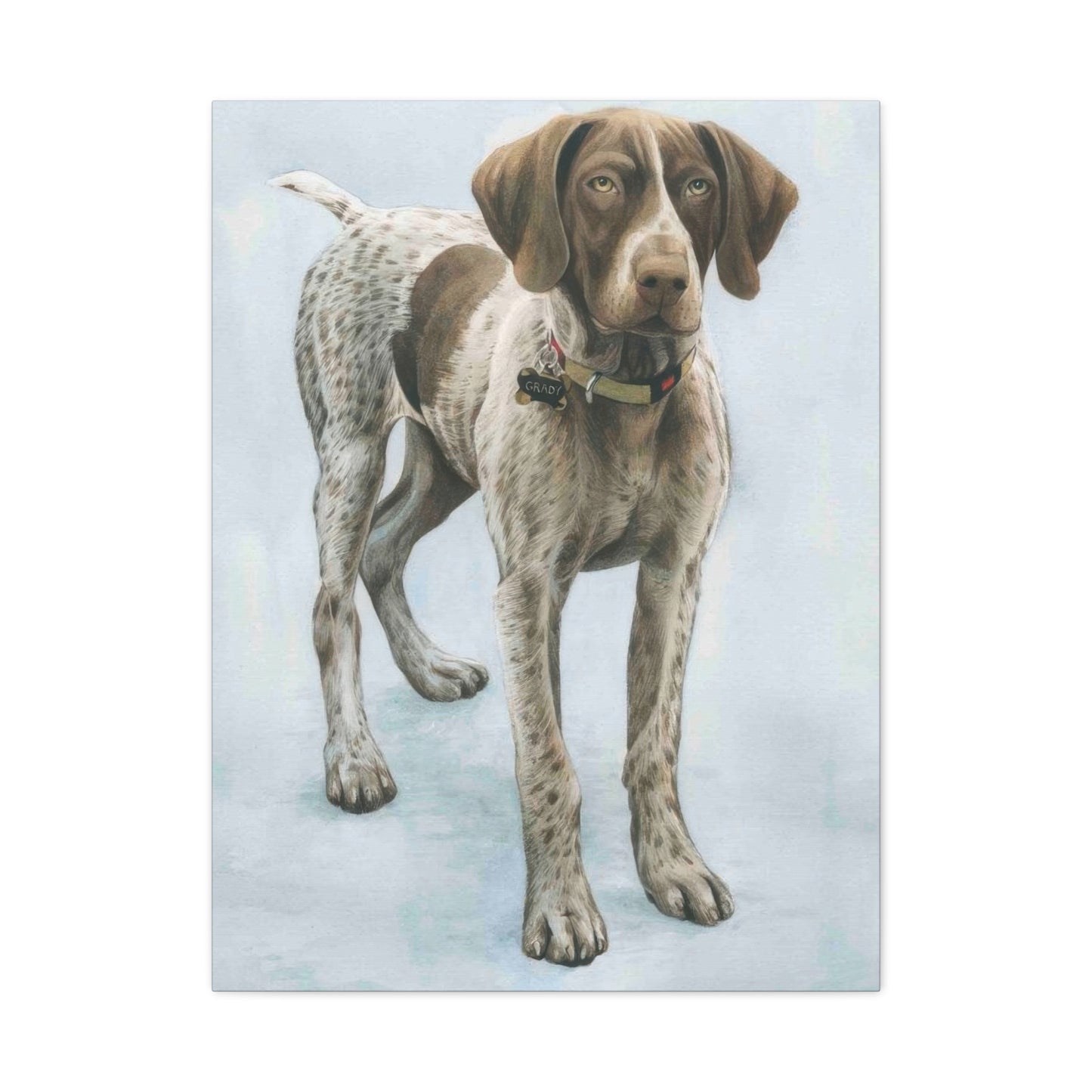 Grace Pop Dog Portrait Wall Art & Canvas Prints