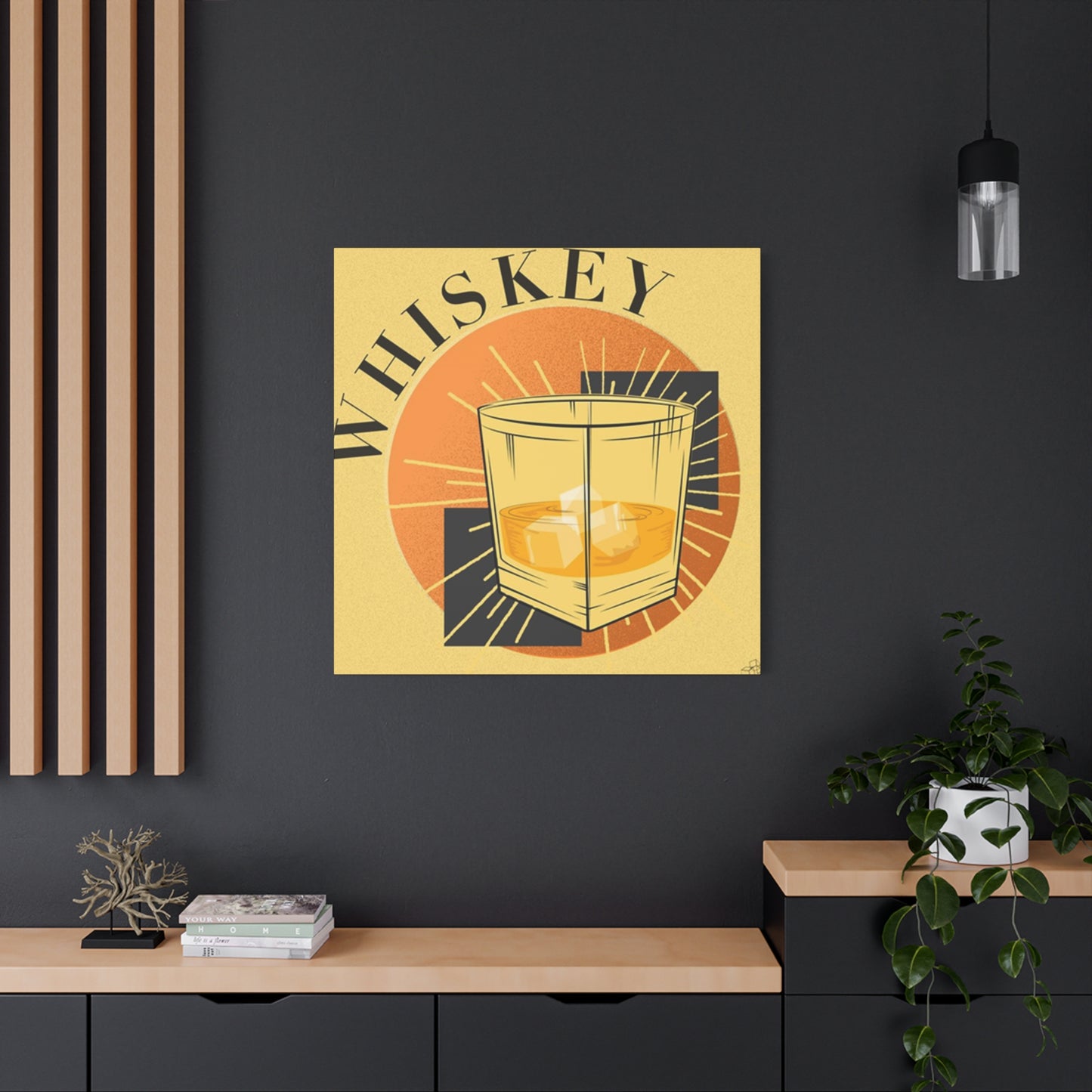 Whiskey Abstract Drinks Wall Art & Canvas Prints