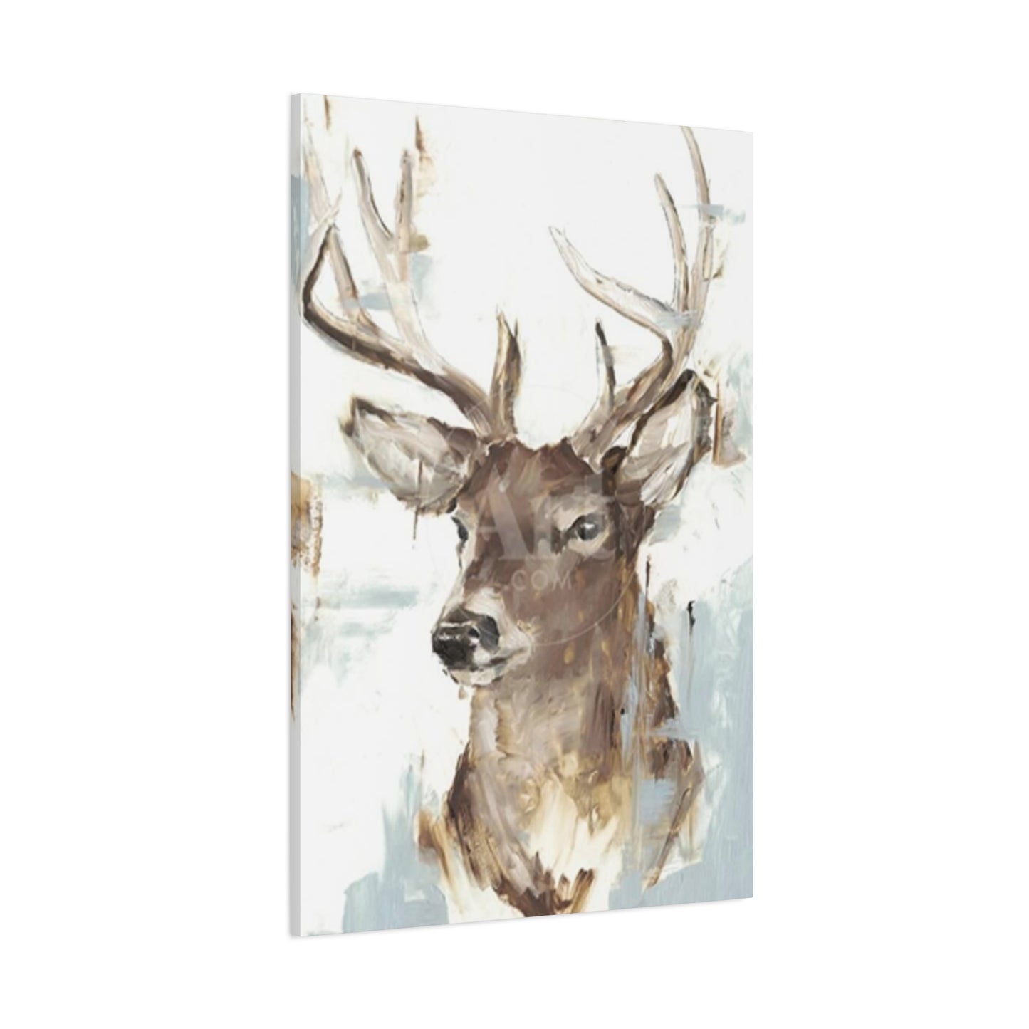 Reindeer Painting Wall Art & Canvas Prints