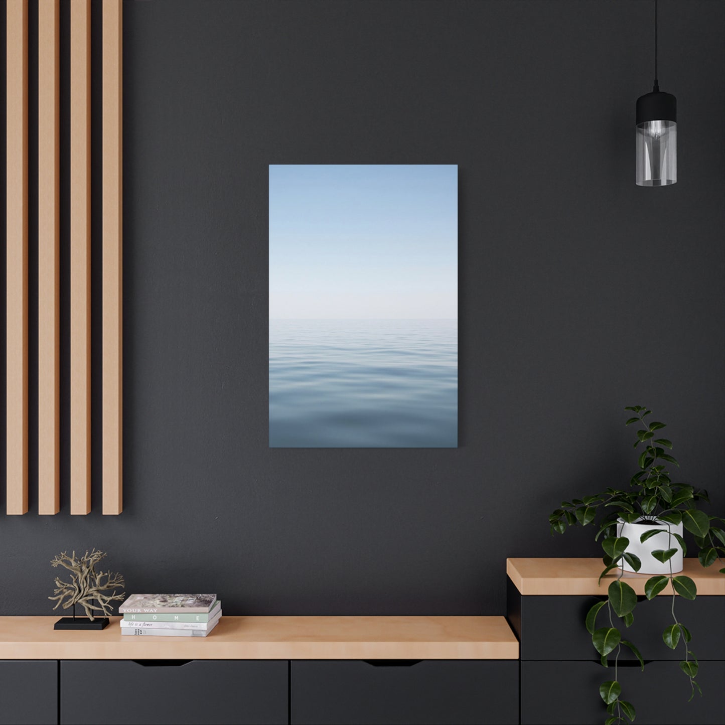 Light Blue Water Sky Wall Art & Canvas Prints
