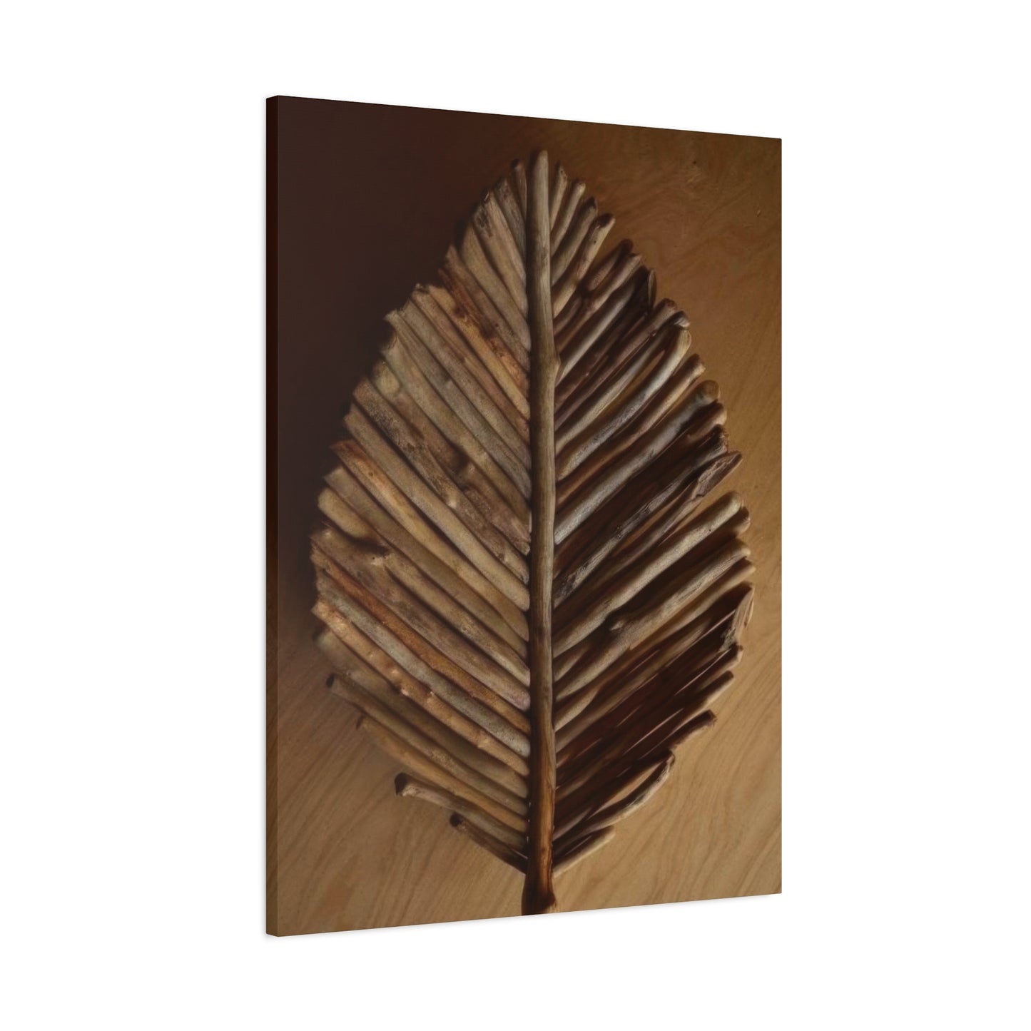 Driftwood Leaf Wall Art & Canvas Prints
