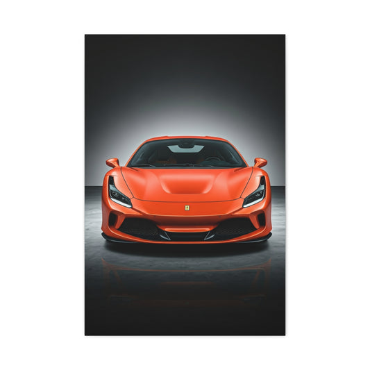 Ferrari F8 Tributo Minimal Studio Wall Art & Canvas Prints